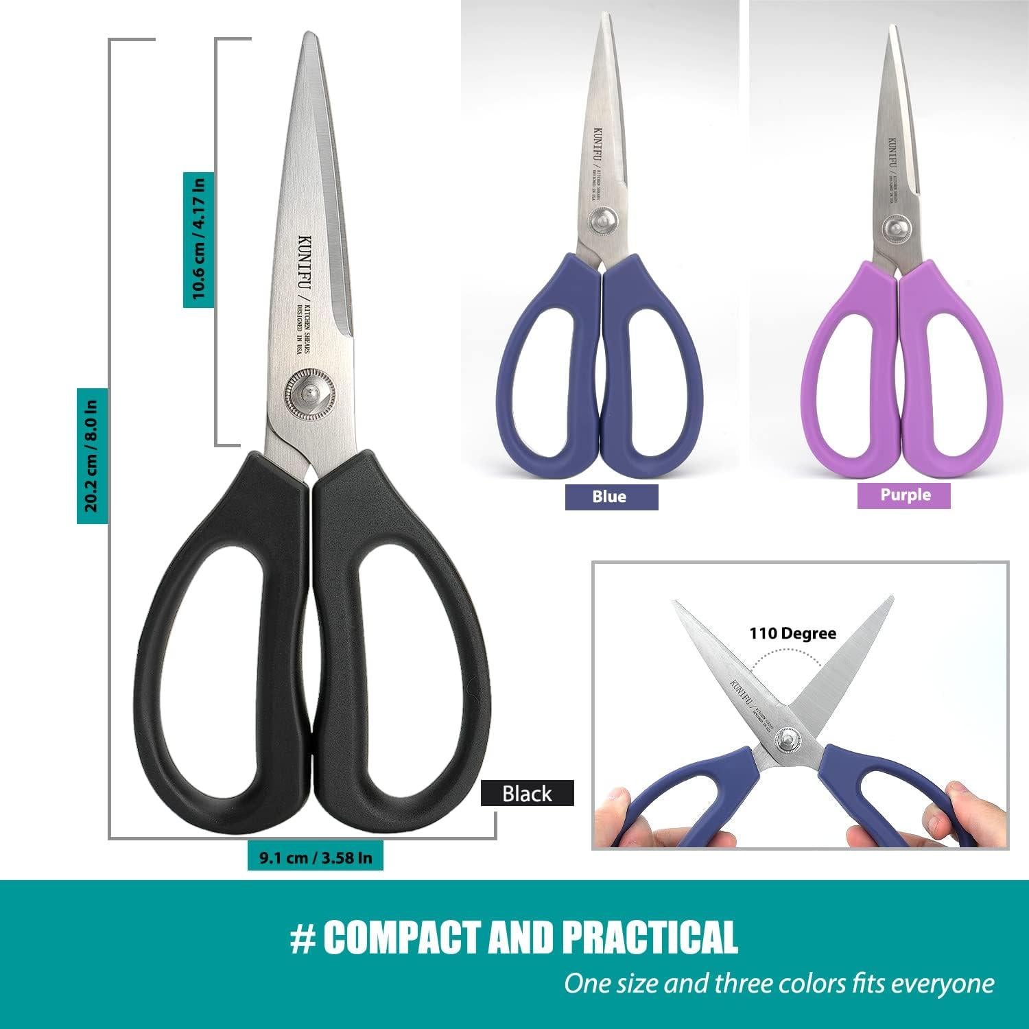 Tijeras de Cocina KUNIFU Desmontables de Acero Inoxidable 9.14cm