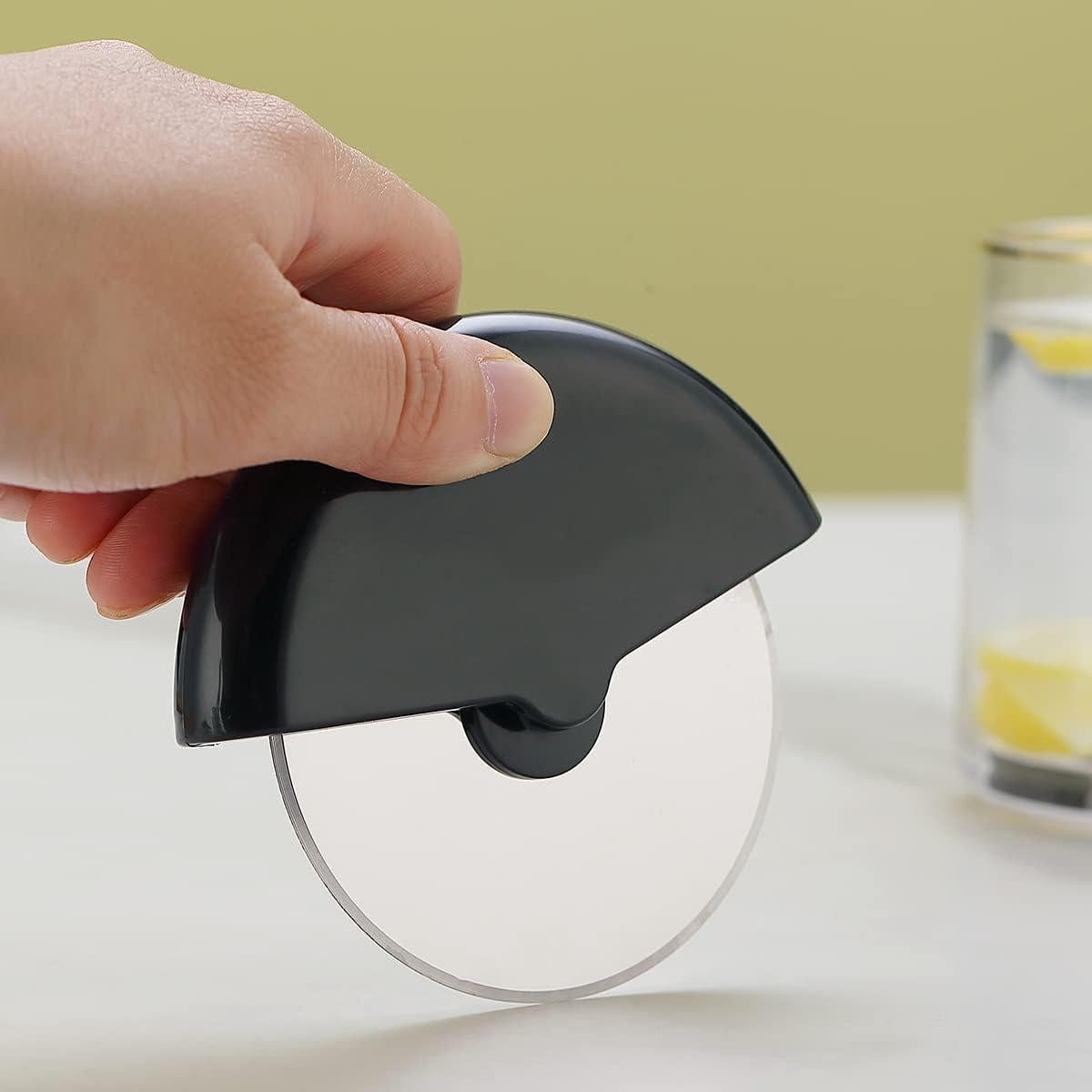 Cortador de Pizza Kyraton Acero Inoxidable 2 Piezas con Protector