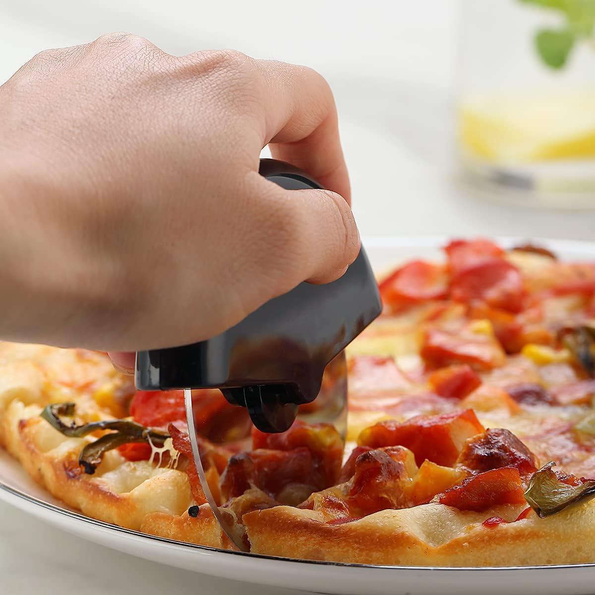 Cortador de Pizza Kyraton Acero Inoxidable 2 Piezas con Protector