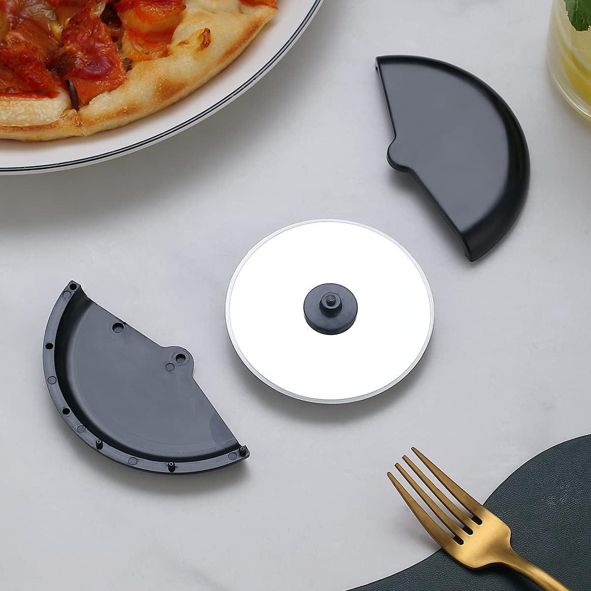 Cortador de Pizza Kyraton Acero Inoxidable 2 Piezas con Protector