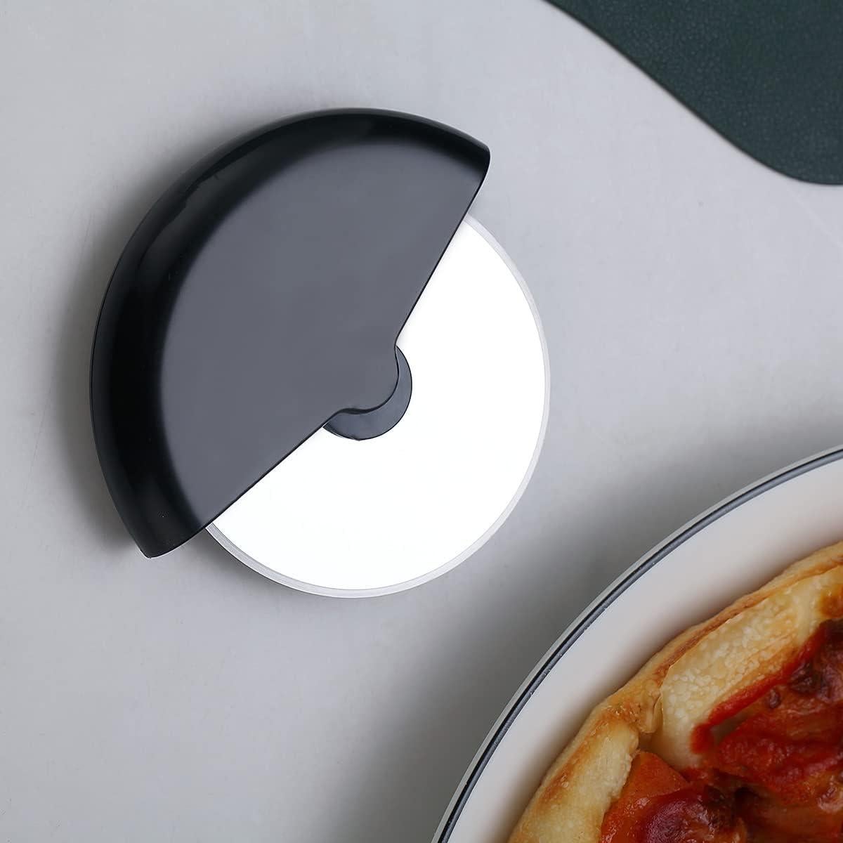 Cortador de Pizza Kyraton Acero Inoxidable 2 Piezas con Protector
