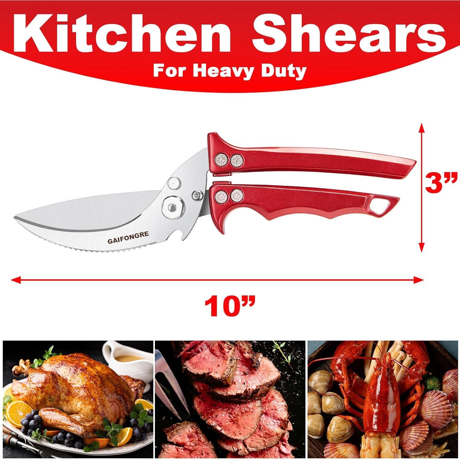 Tijeras de Cocina Multiusos GAIFONGRE 25.4 cm Acero Inoxidable