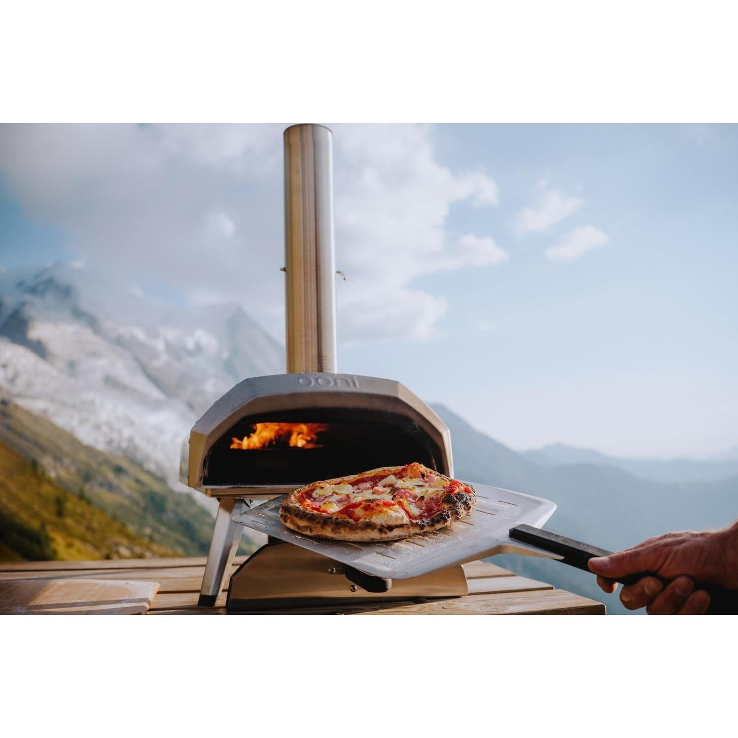 Paleta de Pizza Perforada Ooni 30.48 cm Aluminio Ligera