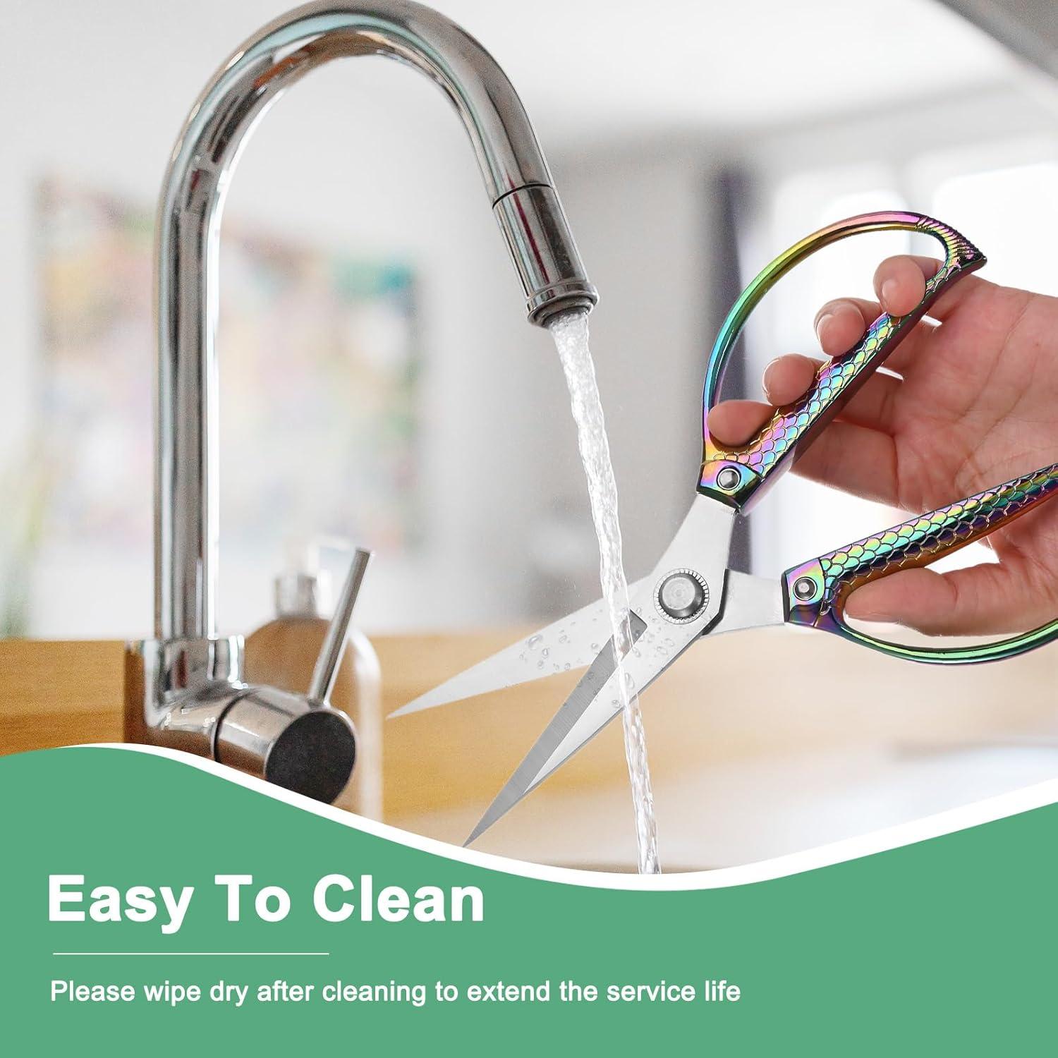 Tijeras de Cocina M METERXITY 21 cm Acero Inoxidable Multicolor