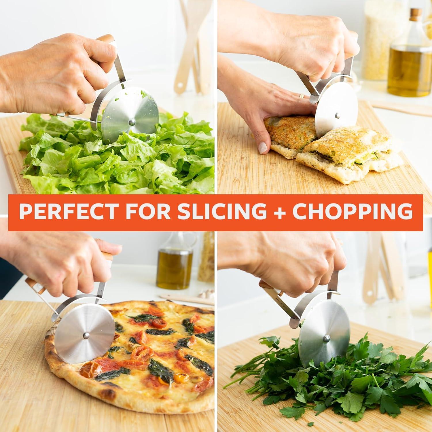 Cortador de Pizza Full Circle FC22706 Acero Inoxidable 8.89 cm