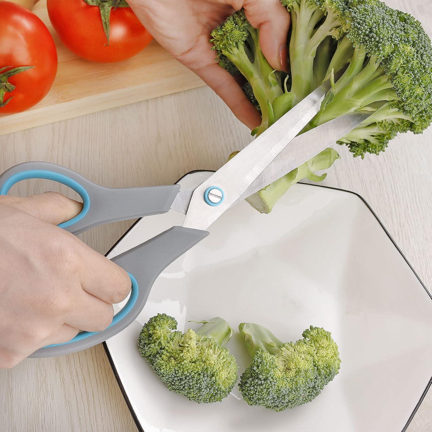 Juego de Tijeras de Cocina Asdirne, Acero Inoxidable, 5 Piezas