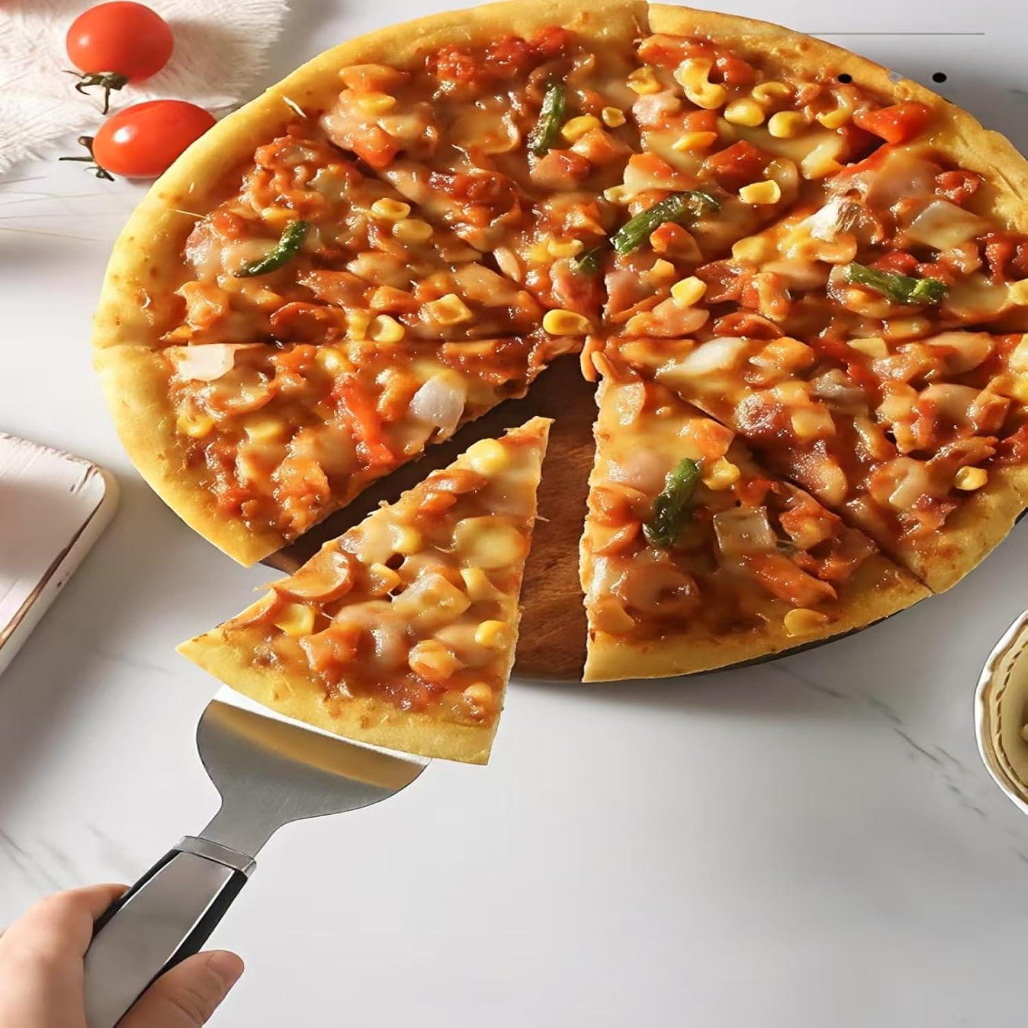 Cortador de Pizza KCUISHANW CSW525 con Espátula - Acero Inoxidable