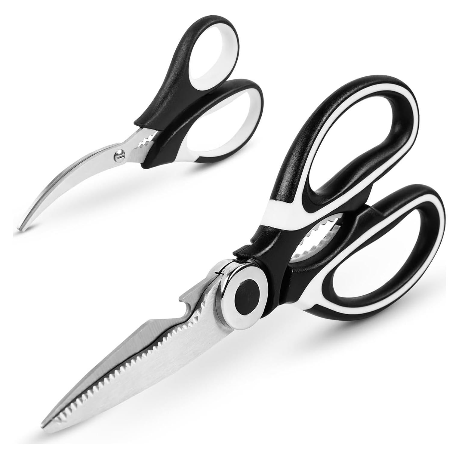 Tijeras de cocina multifuncionales Tyzine 2 piezas acero inoxidable