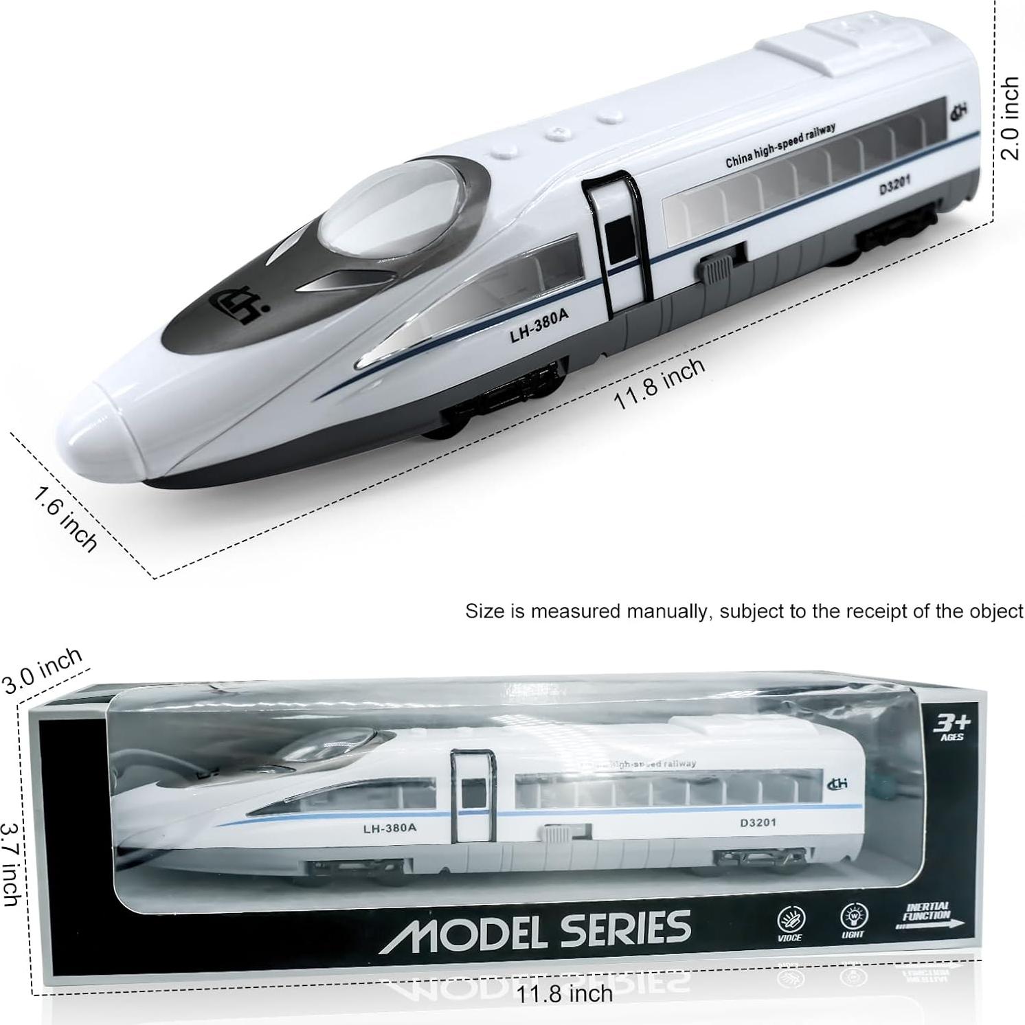 Tren Bala Eléctrico OTONOPI con Luces y Sonidos 27,94 cm