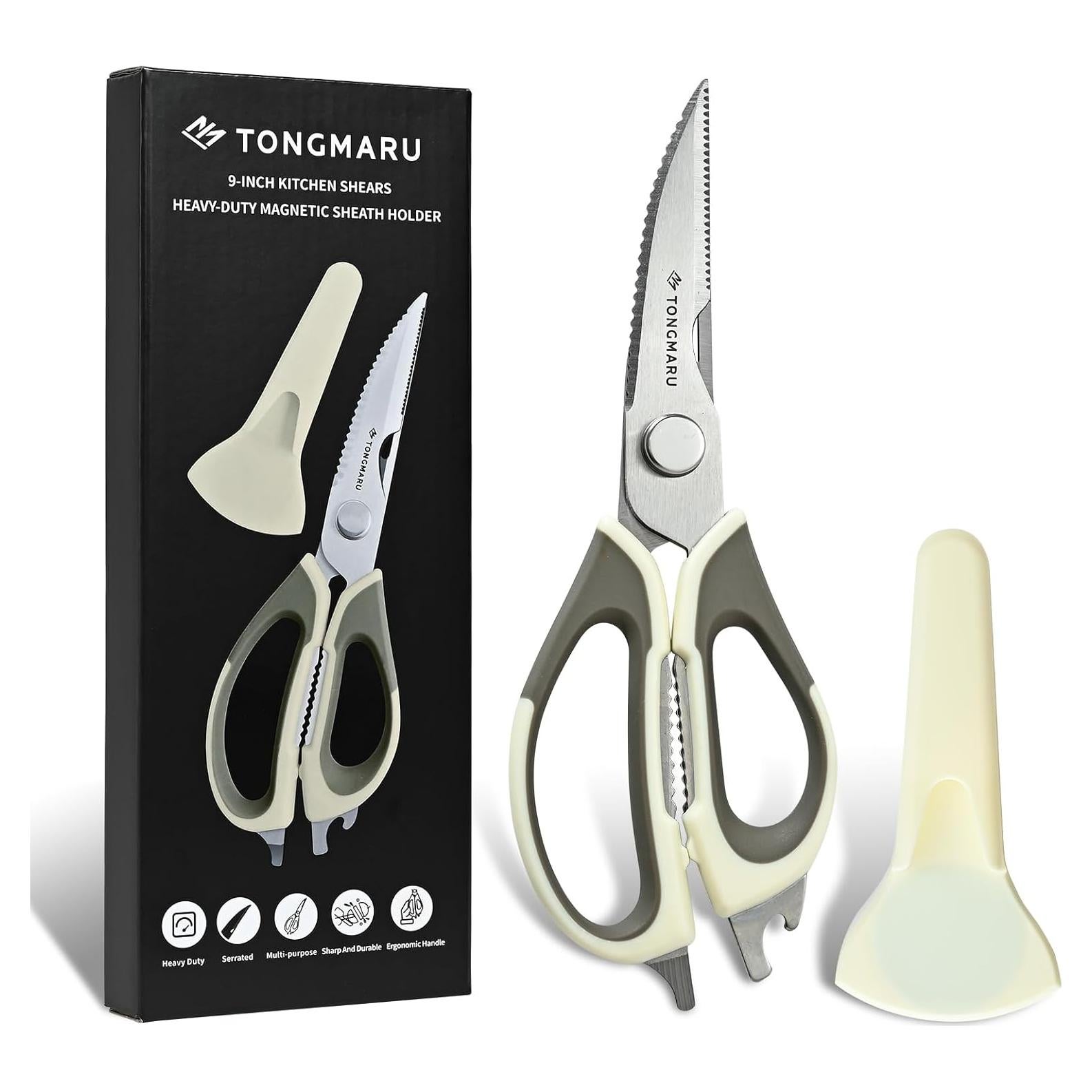 Tijeras de Cocina TONGMARU 22.86 cm Acero Inoxidable con Soporte