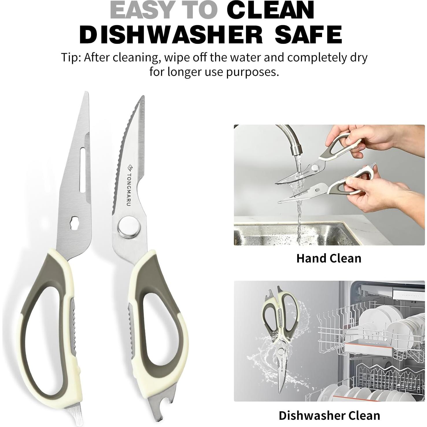 Tijeras de Cocina TONGMARU 22.86 cm Acero Inoxidable con Soporte