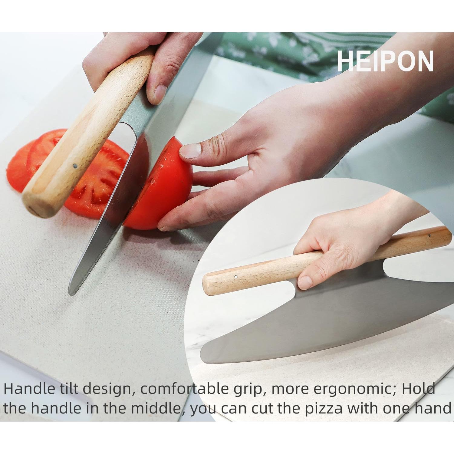 Cortador de Pizza Rocker HEIPON 35.1 cm Acero Inoxidable