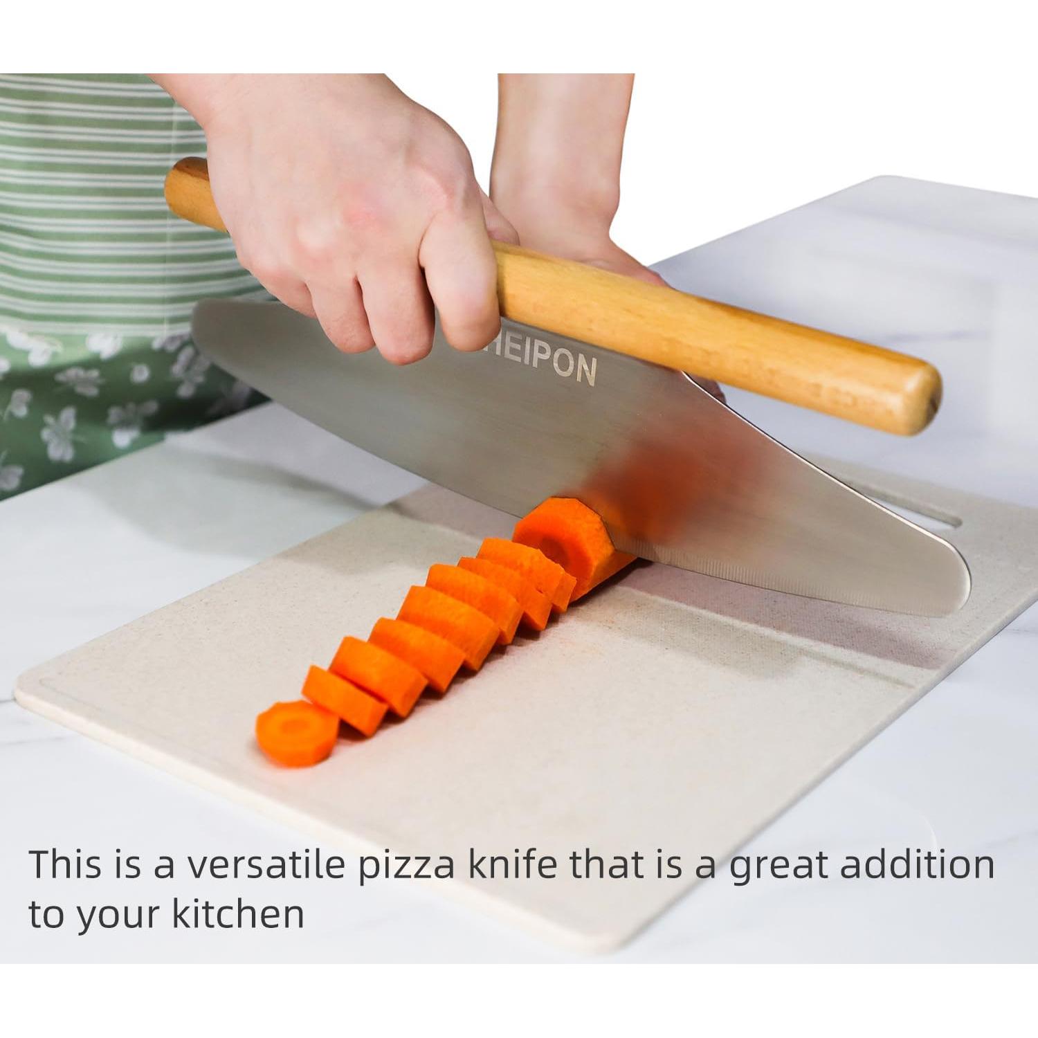 Cortador de Pizza Rocker HEIPON 35.1 cm Acero Inoxidable