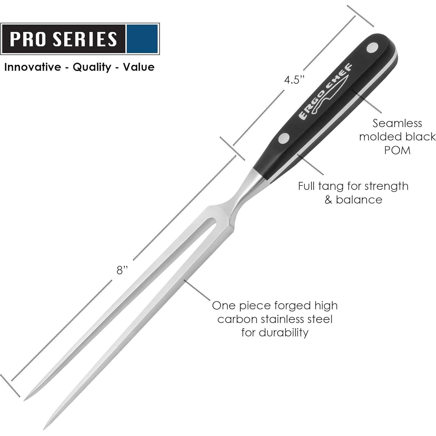 Tenedor de Tallado Ergo Chef Pro 31.75 cm Acero Inoxidable