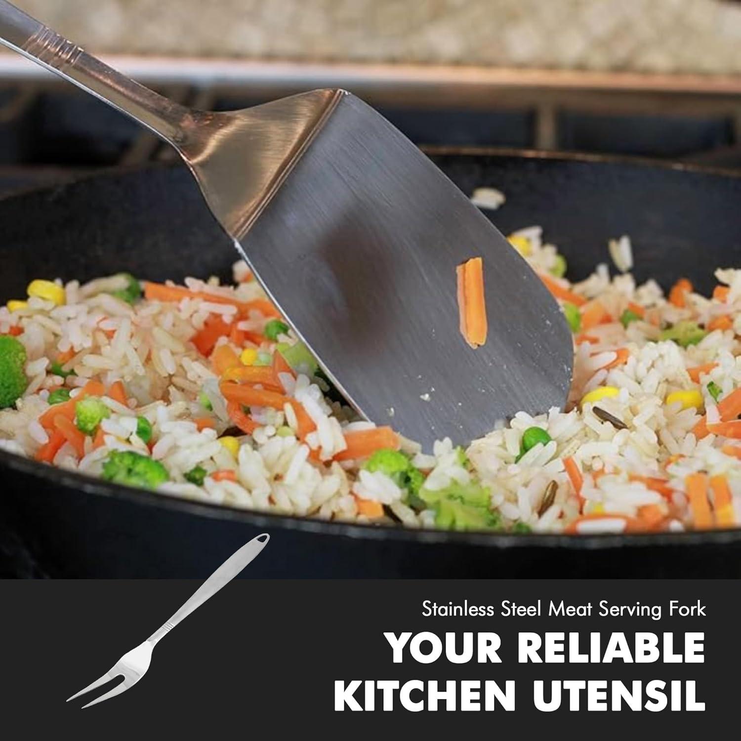 Tenedor de Servicio Chef Craft 33 cm Acero Inoxidable