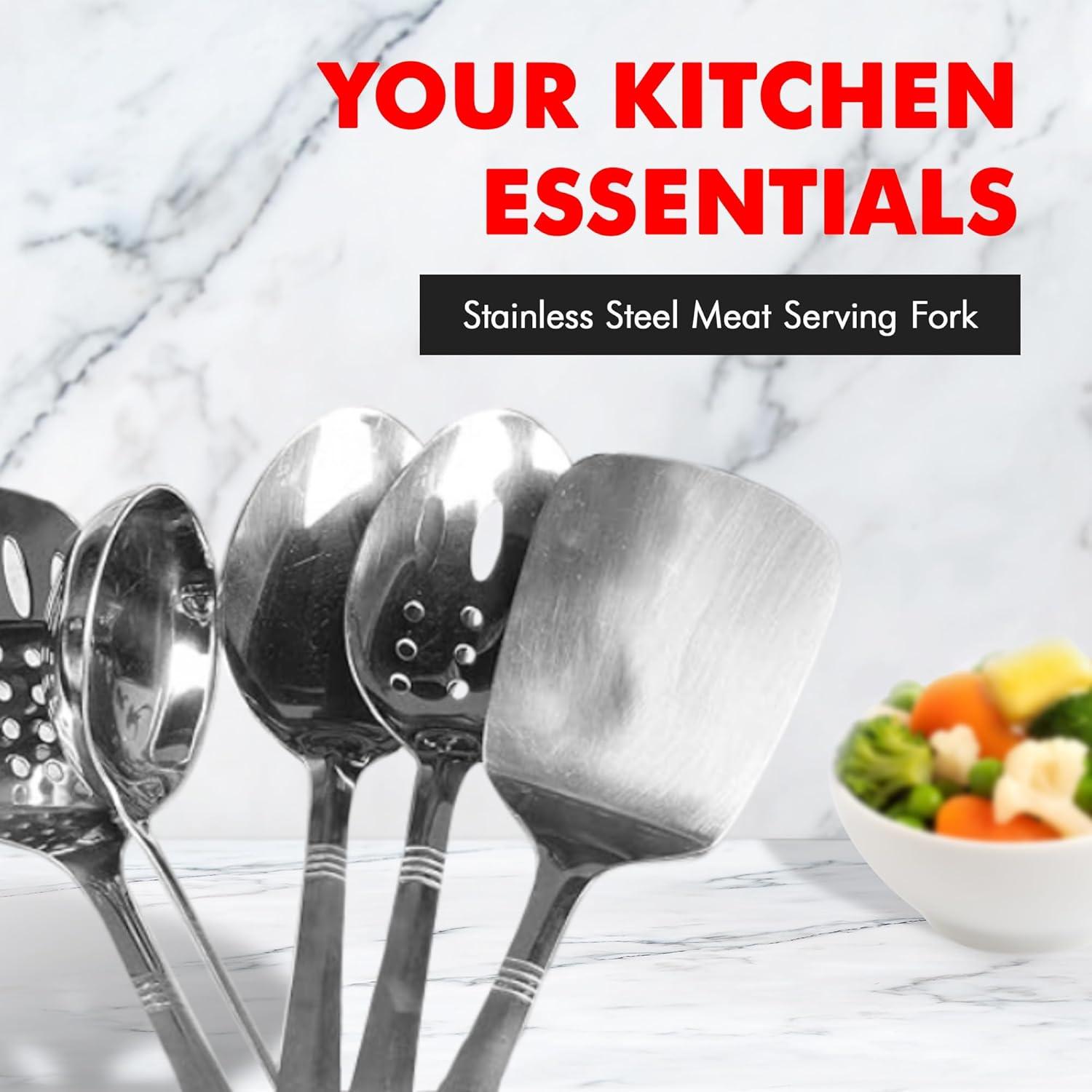 Tenedor de Servicio Chef Craft 33 cm Acero Inoxidable