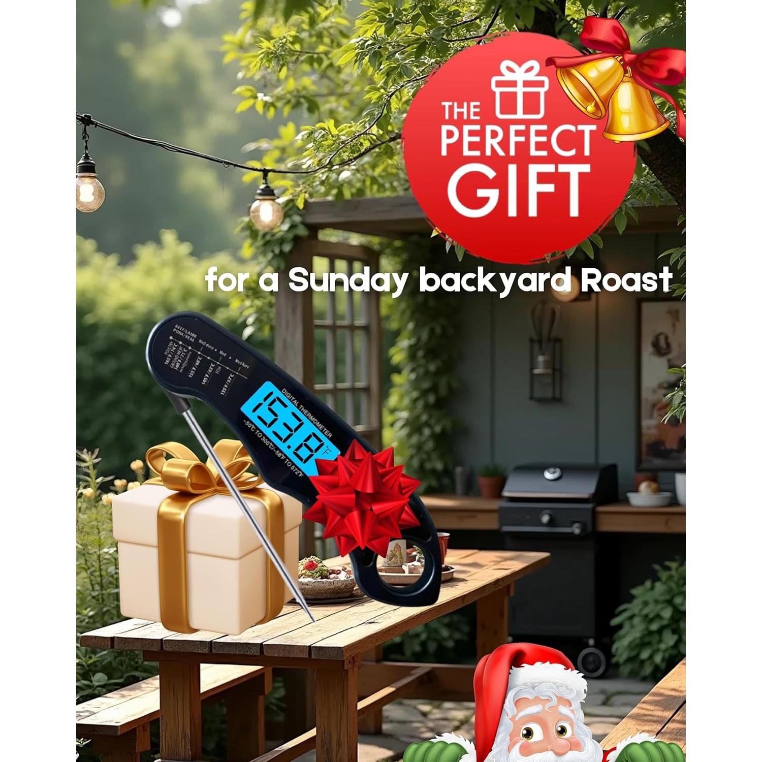 Termómetro Digital de Cocina Grill Kings - Instantáneo y Resistente al Agua