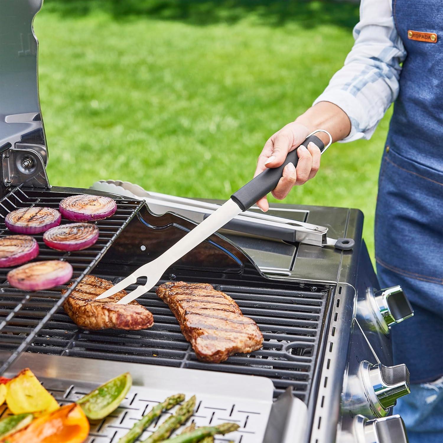 Tenedor para BBQ HENCKELS de Acero Inoxidable 41 cm