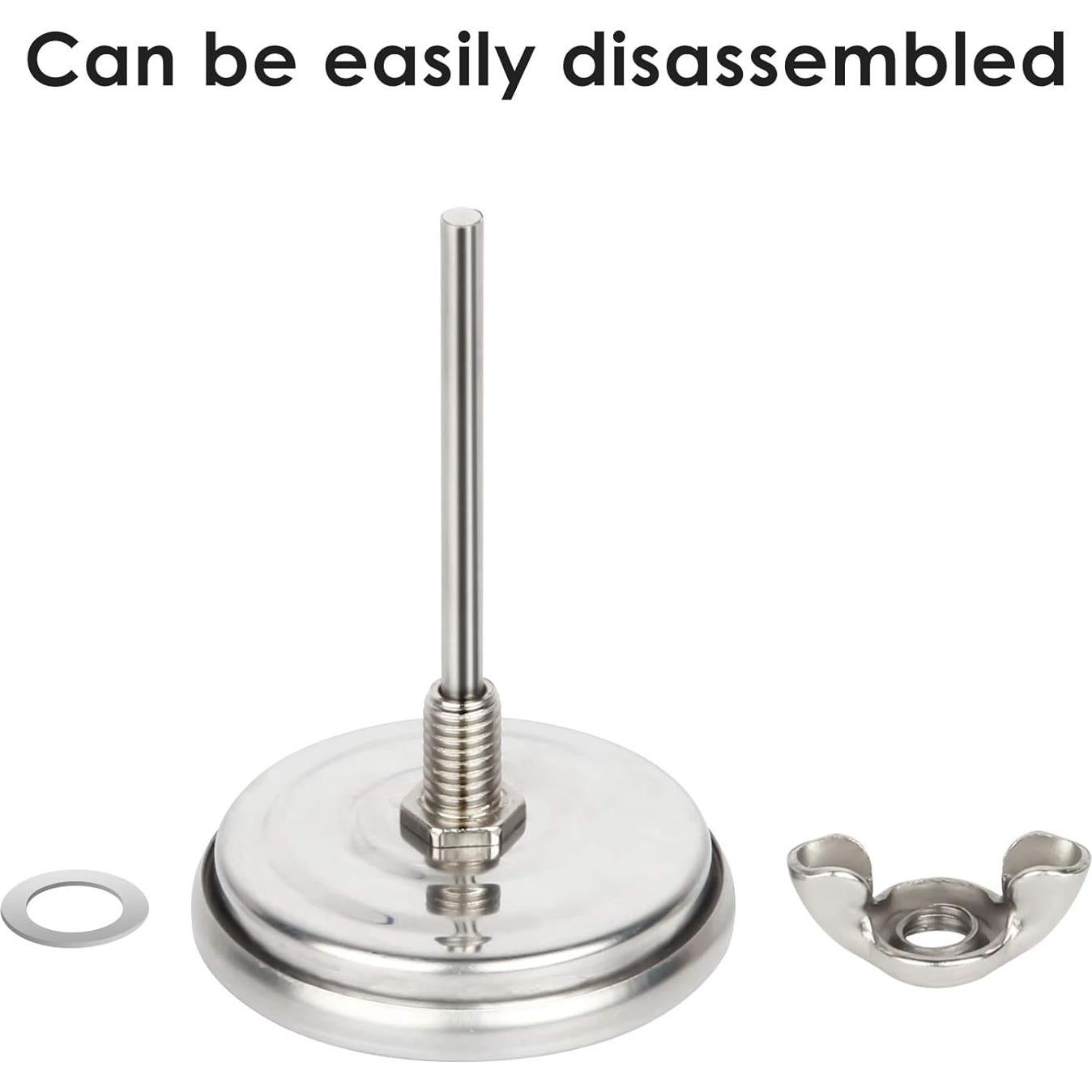 Termómetro de BBQ ZOEDO Acero Inoxidable 5.1cm Paquete de 2