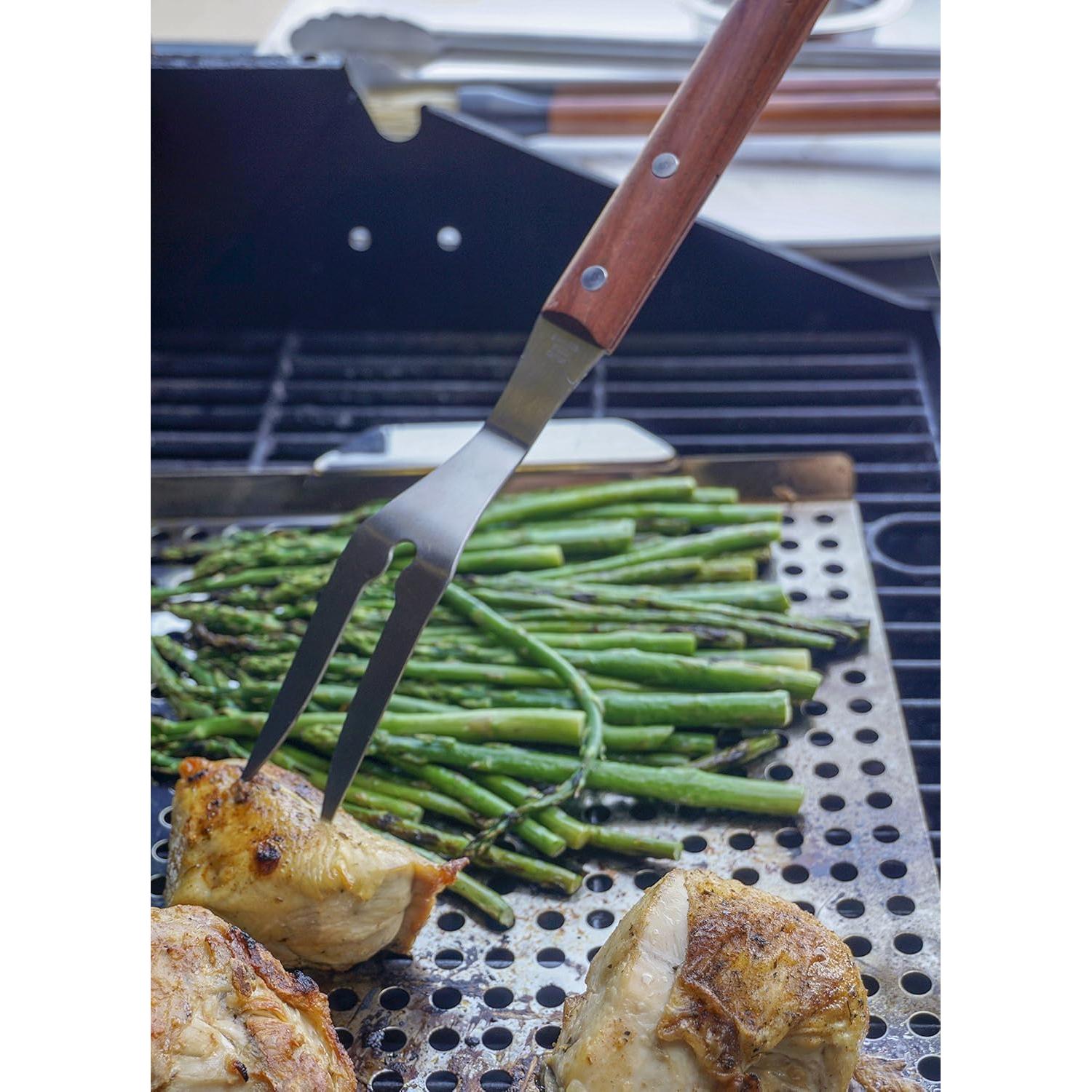 Tenedor de Parrilla RSVP Internacional 43.8 cm Acero Inoxidable