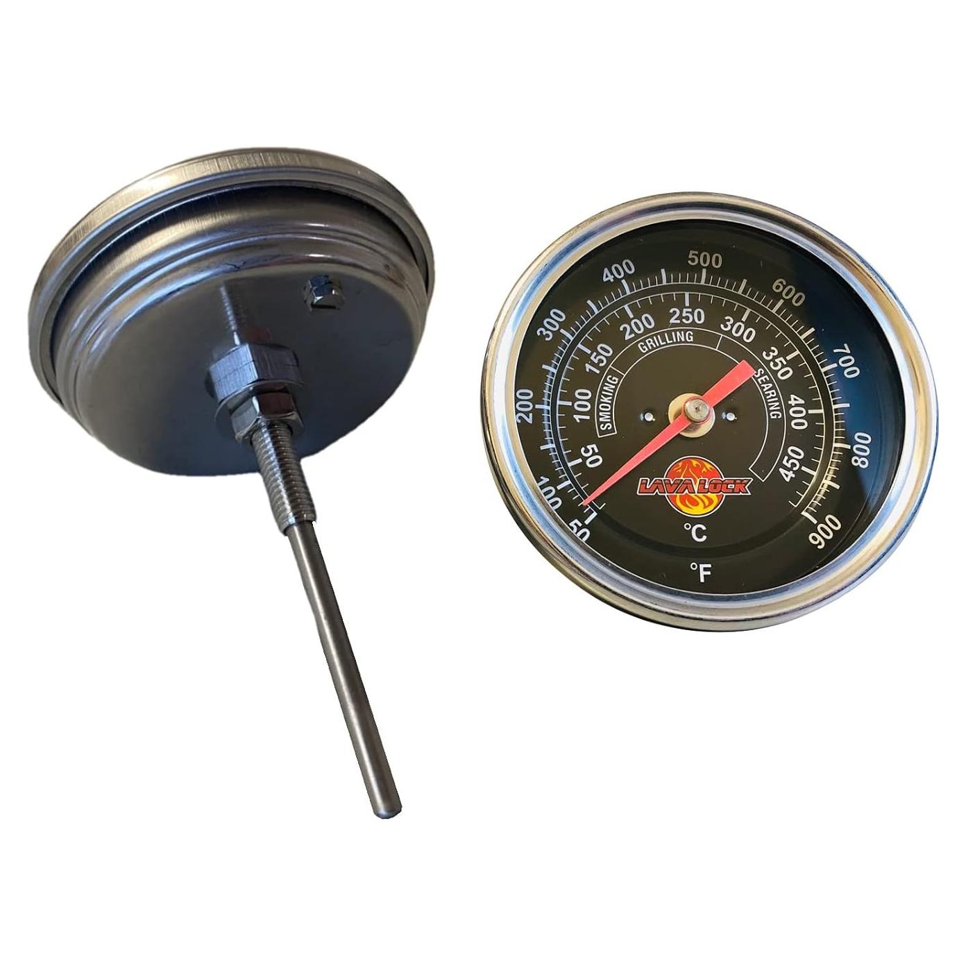 Termómetro de Barbacoa Black Face 3" Alta Temperatura M8