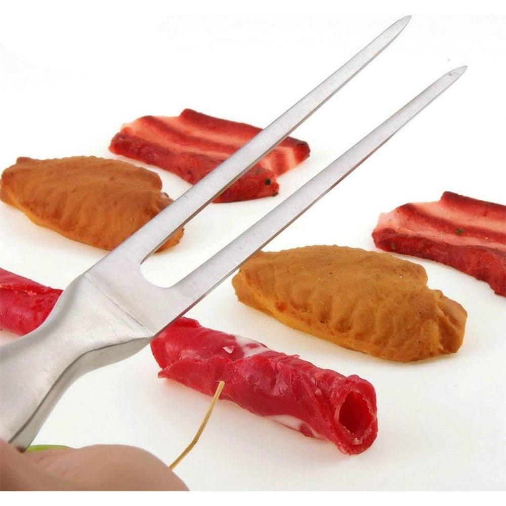 Tenedor de tallado NEWZAF de acero inoxidable 15 cm