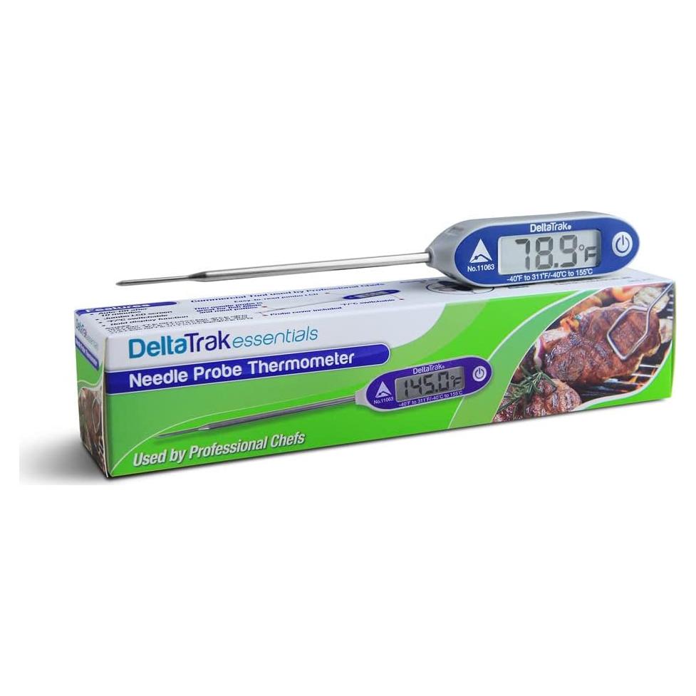 Termómetro Digital de Sonda DeltaTrak 11063 a Prueba de Agua