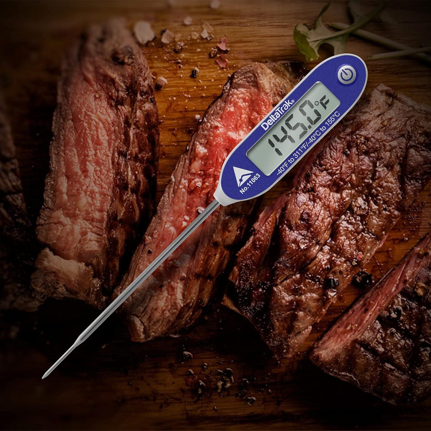 Termómetro Digital de Sonda DeltaTrak 11063 a Prueba de Agua