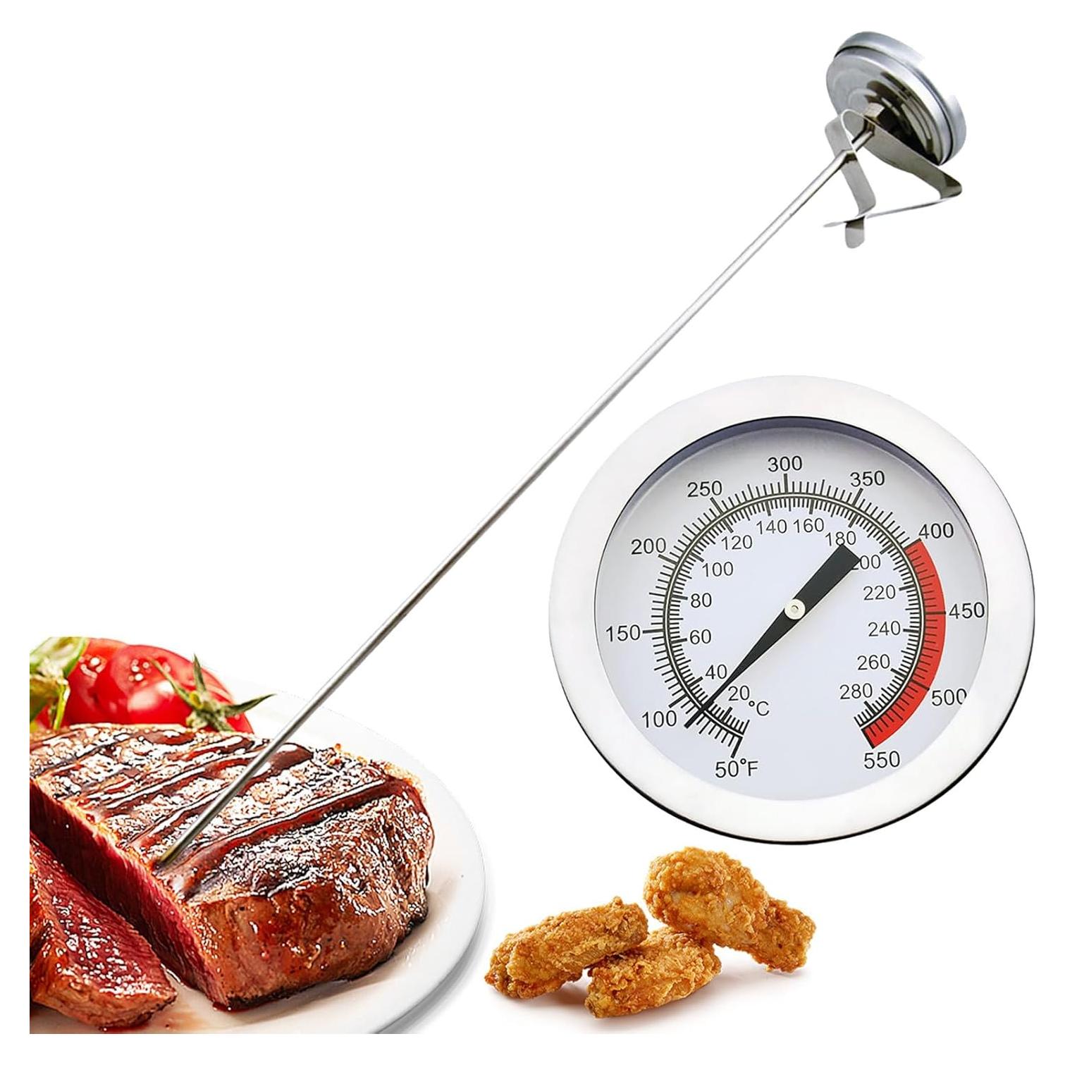 Termómetro de Fritura Profunda MTZ 15" Acero Inoxidable