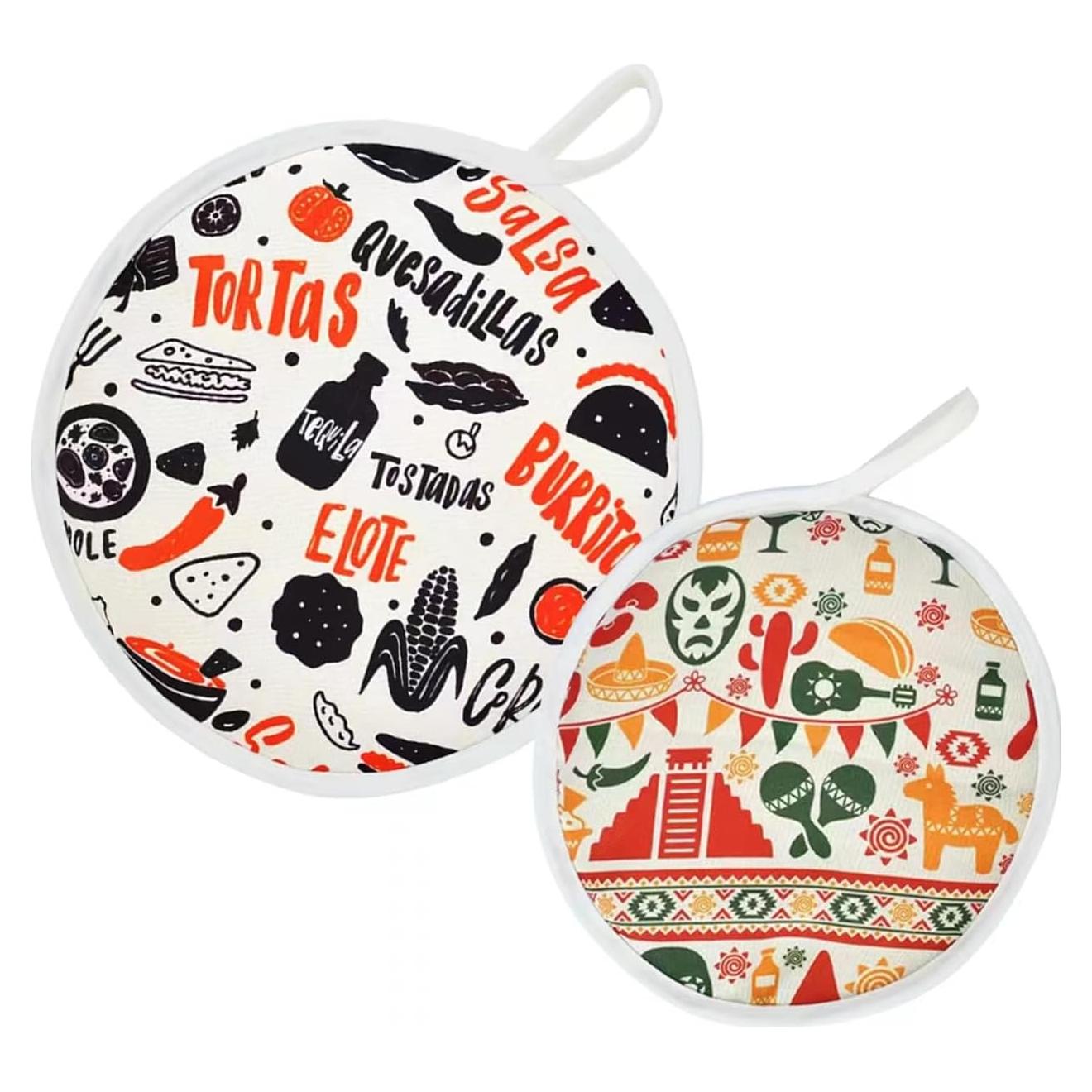 Bolsa Calentadora de Tortillas Vivicreate 2 Pack 25 y 30 cm Microondas