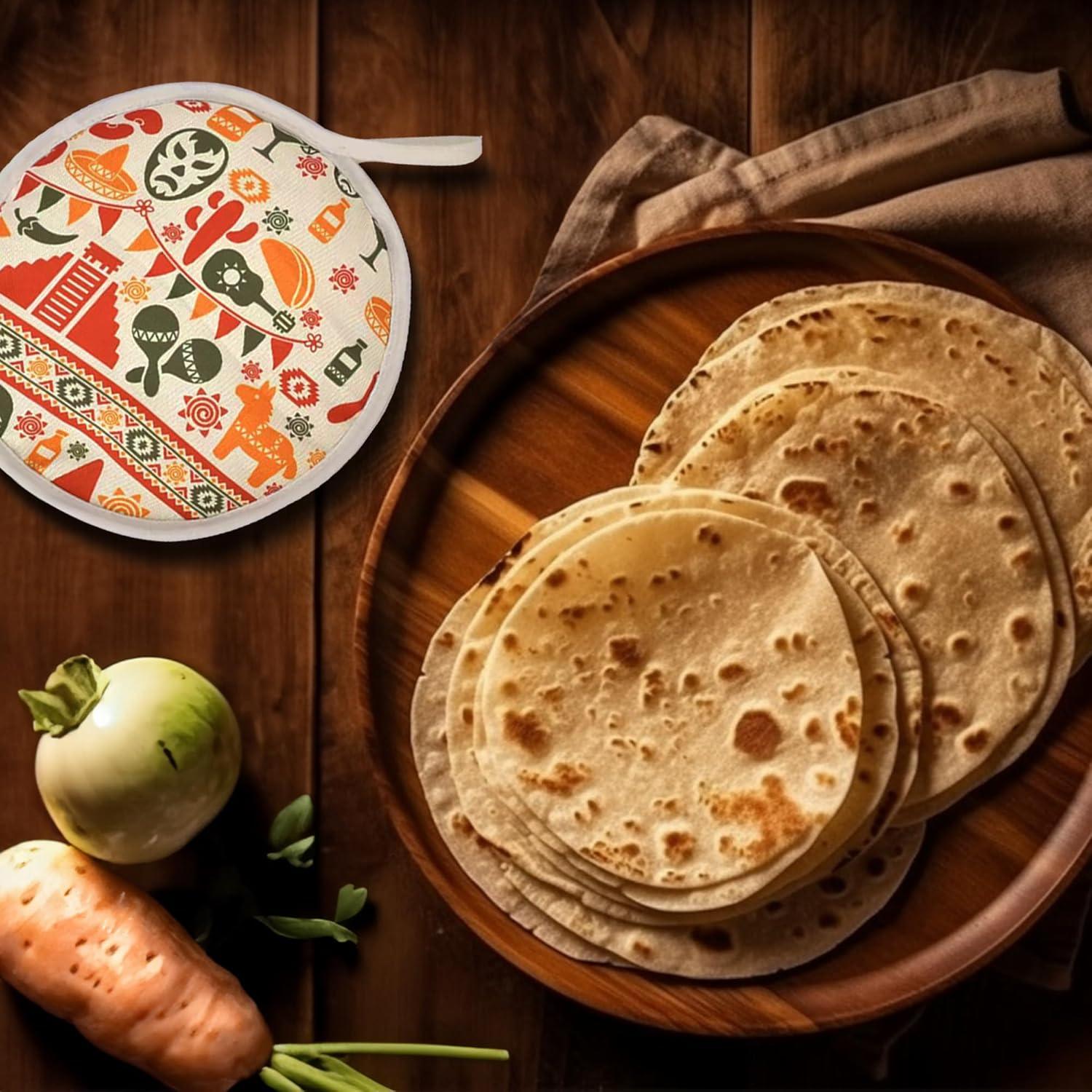 Bolsa Calentadora de Tortillas Vivicreate 2 Pack 25 y 30 cm Microondas