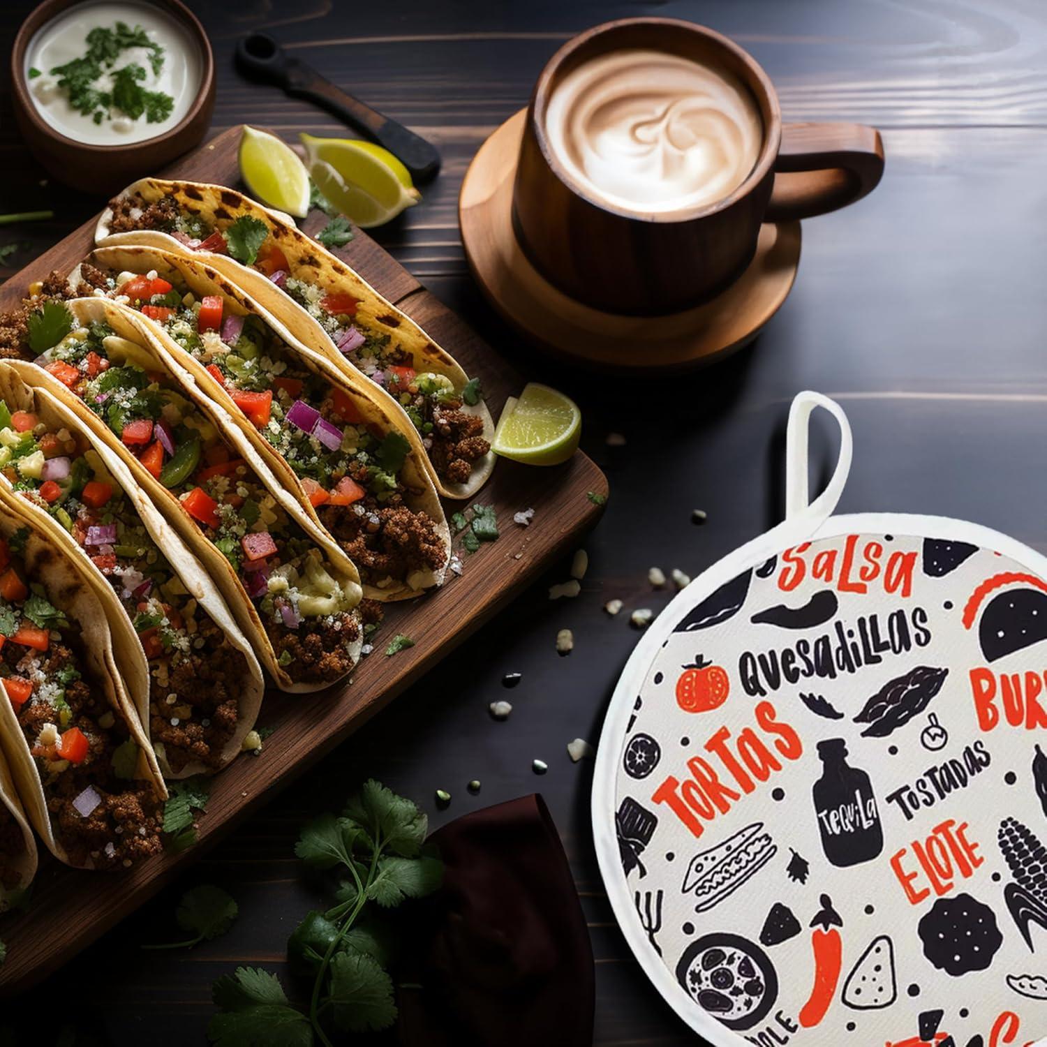 Bolsa Calentadora de Tortillas Vivicreate 2 Pack 25 y 30 cm Microondas