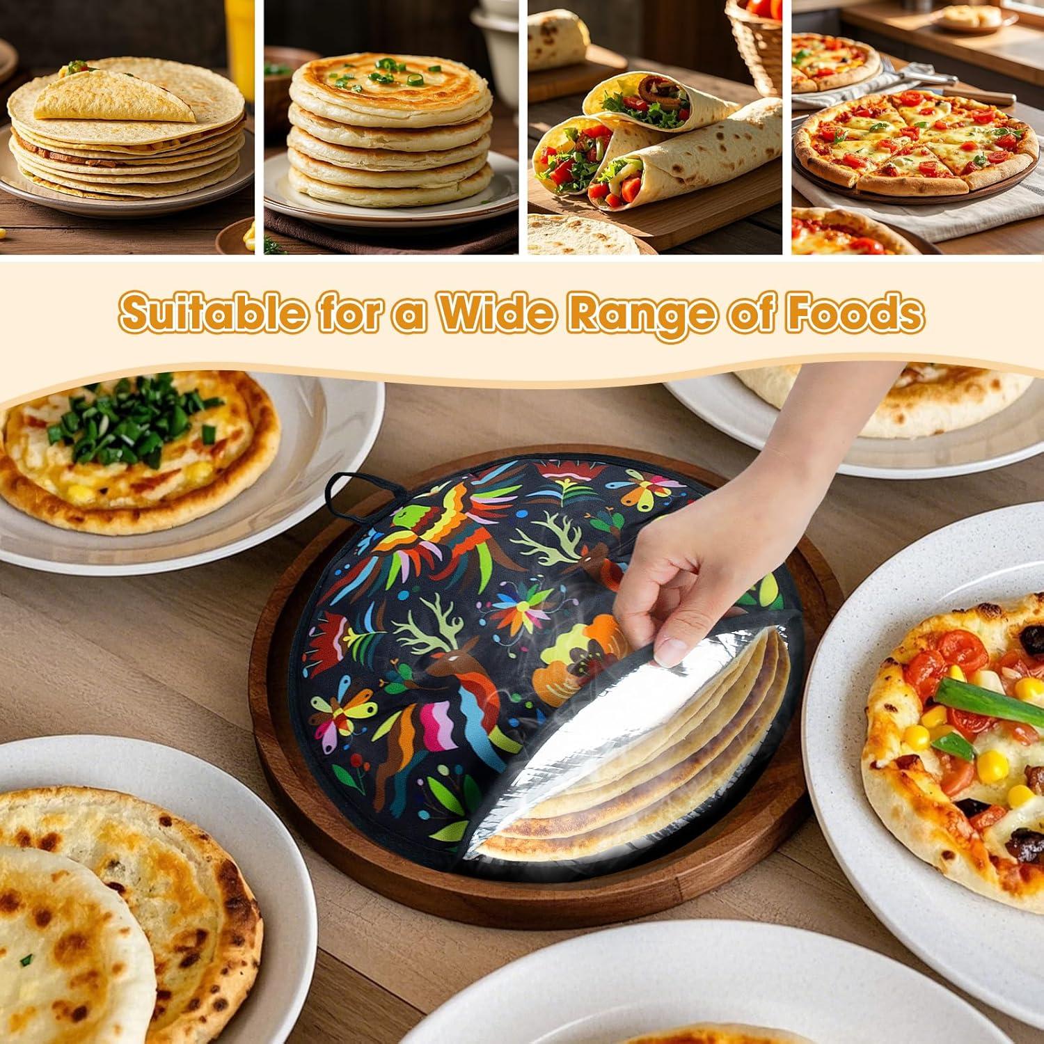 Calentador de Tortillas 30 cm AKAYOK Bolsa Aislada Negro