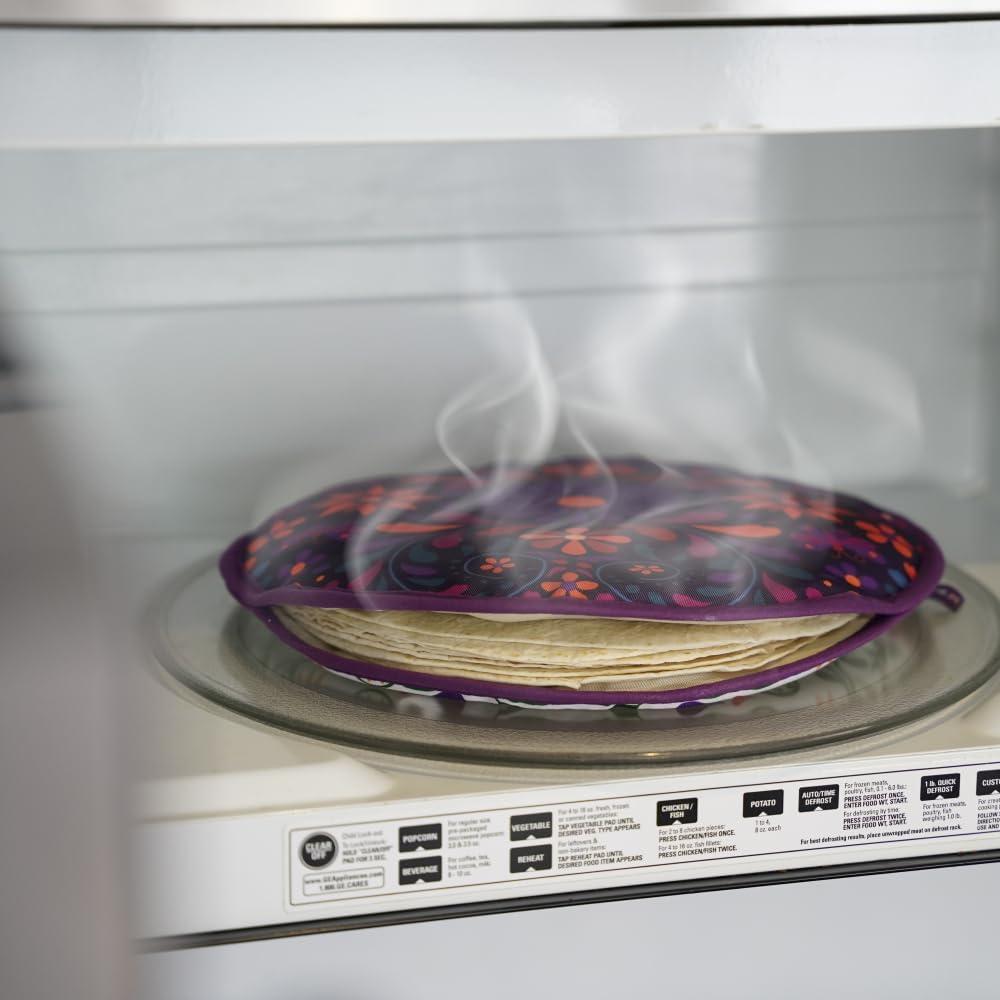 Bolsa Calentadora de Tortillas Sophix - 30 cm - Doble Cara Floral