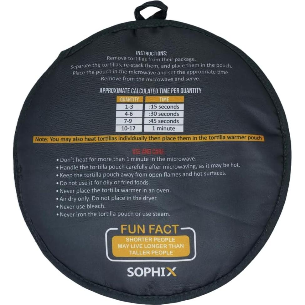 Bolsa Calentadora de Tortillas Sophix - 30 cm - Doble Cara Floral