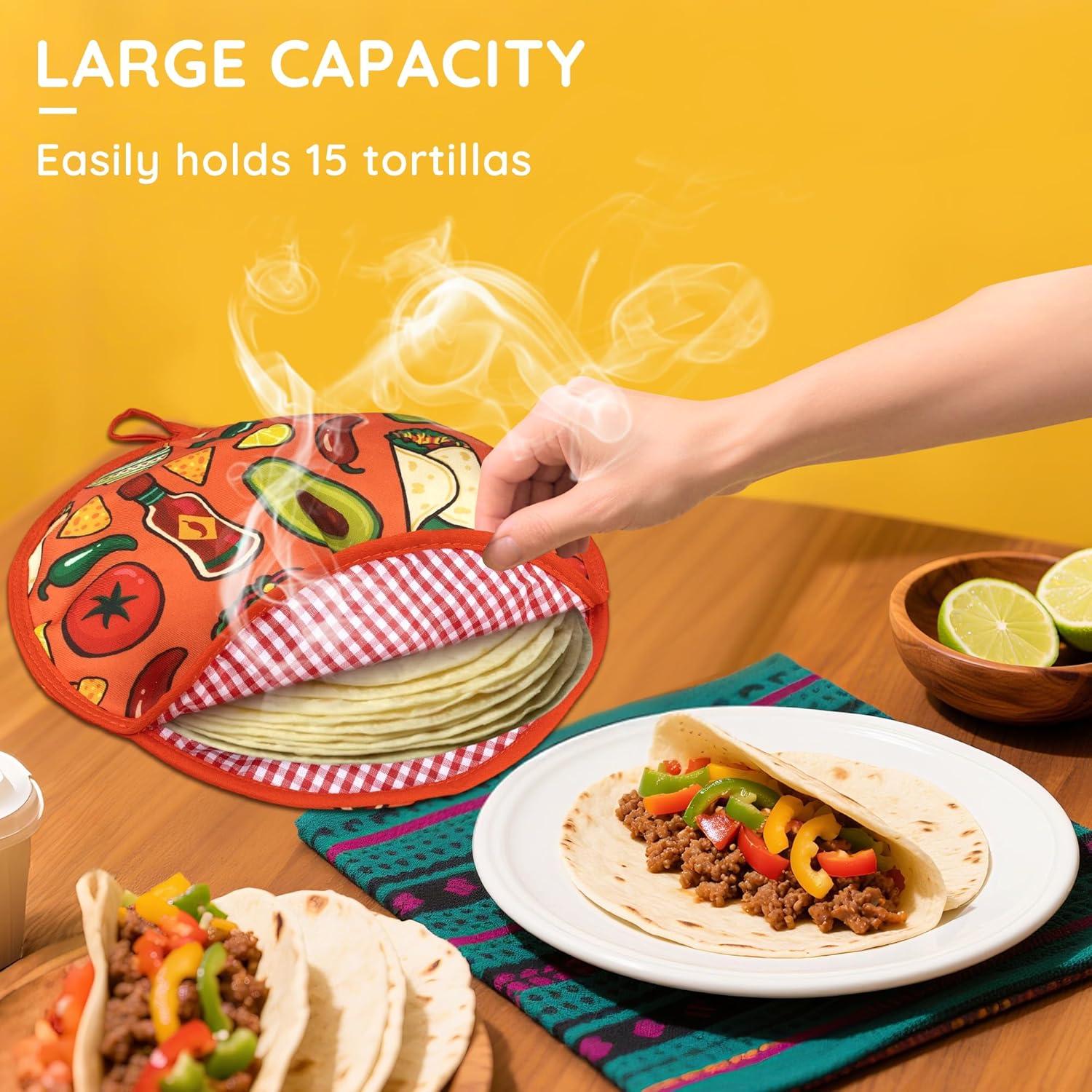 Bolsa Calentadora de Tortillas ZKOO 30.48 cm Naranja