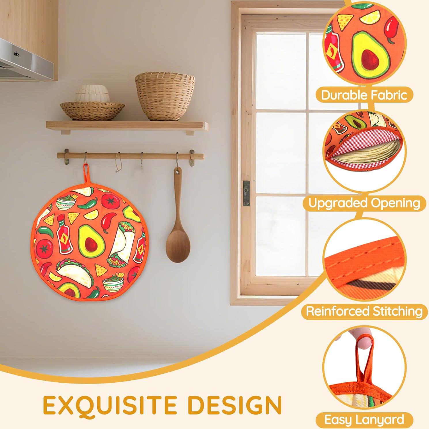 Bolsa Calentadora de Tortillas ZKOO 30.48 cm Naranja