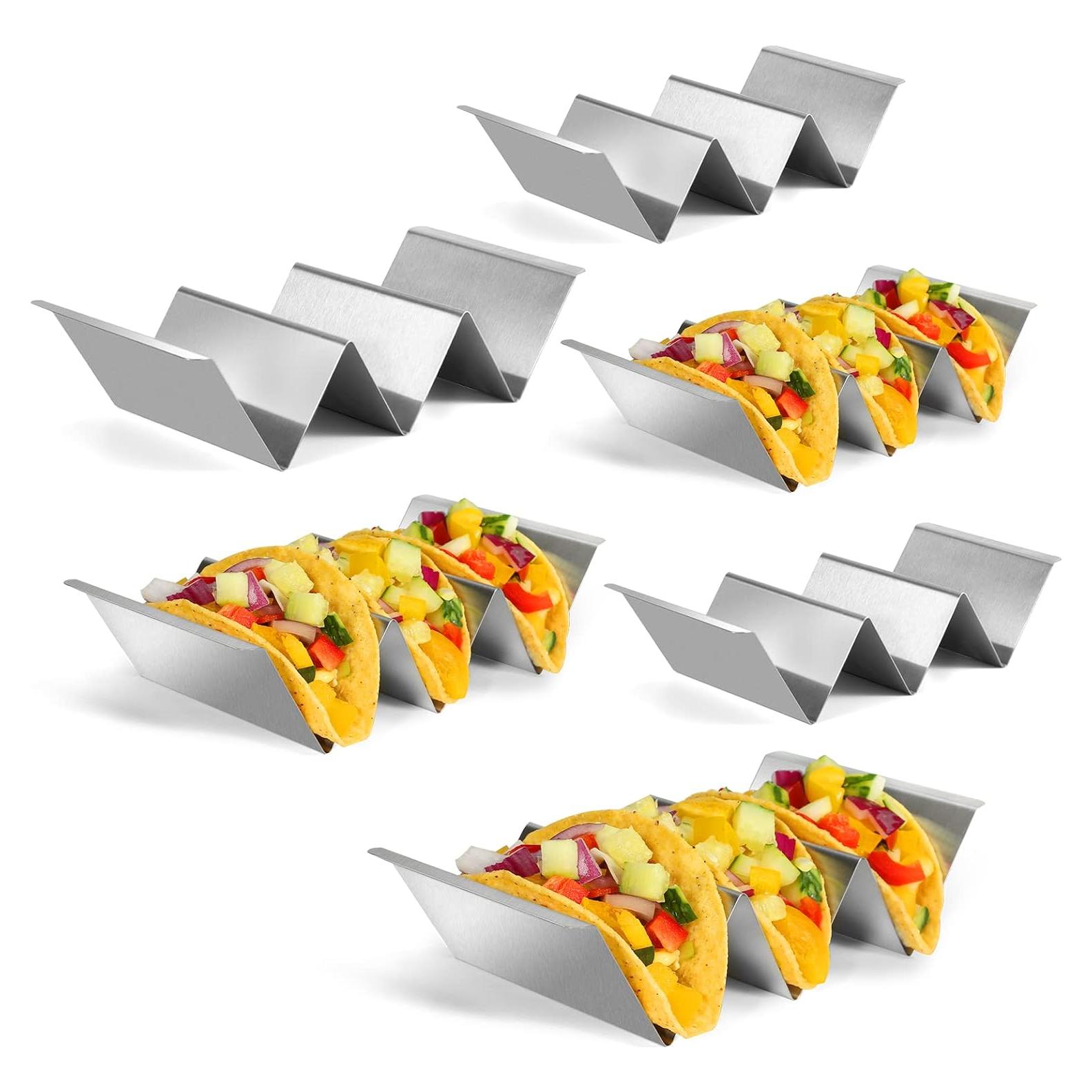 Juego de Soportes para Tacos Ugagaf de Acero Inoxidable