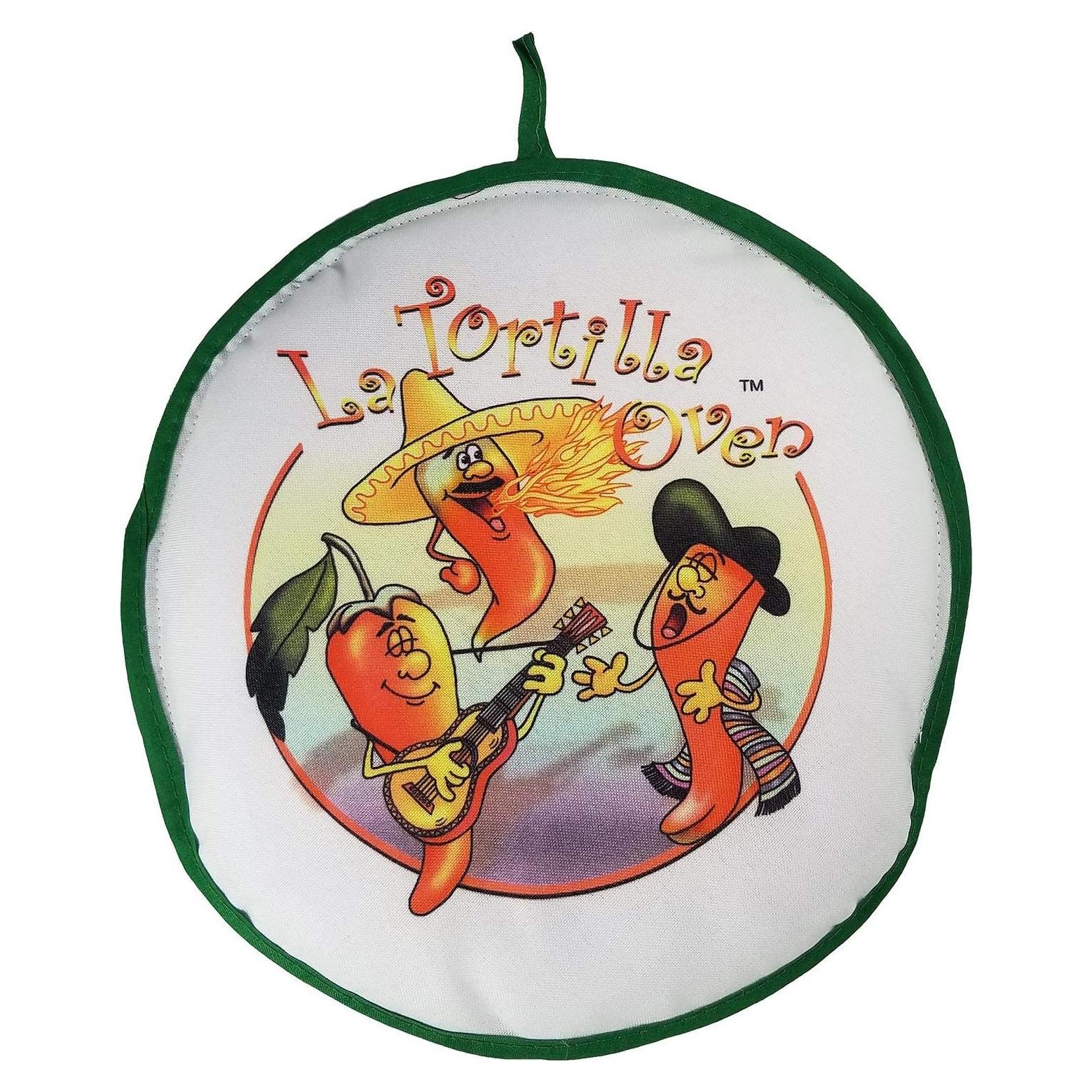 Calentador de Tortillas La Tortilla Oven 25.4cm Pimientos Cantores