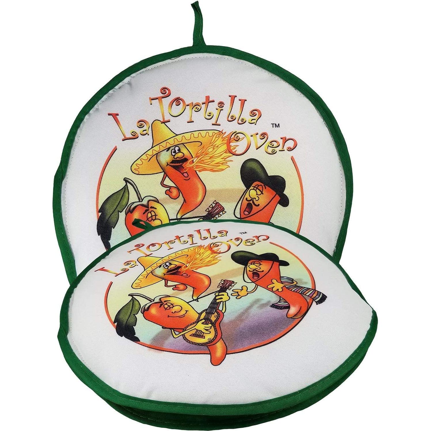 Calentador de Tortillas La Tortilla Oven 25.4cm Pimientos Cantores
