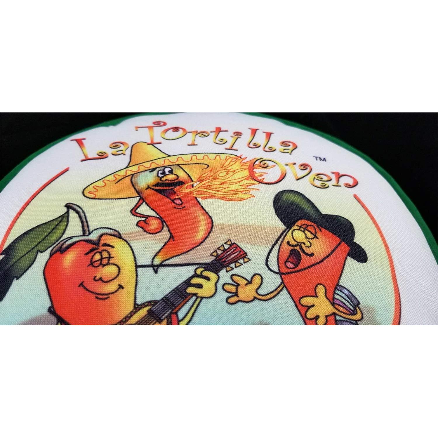 Calentador de Tortillas La Tortilla Oven 25.4cm Pimientos Cantores