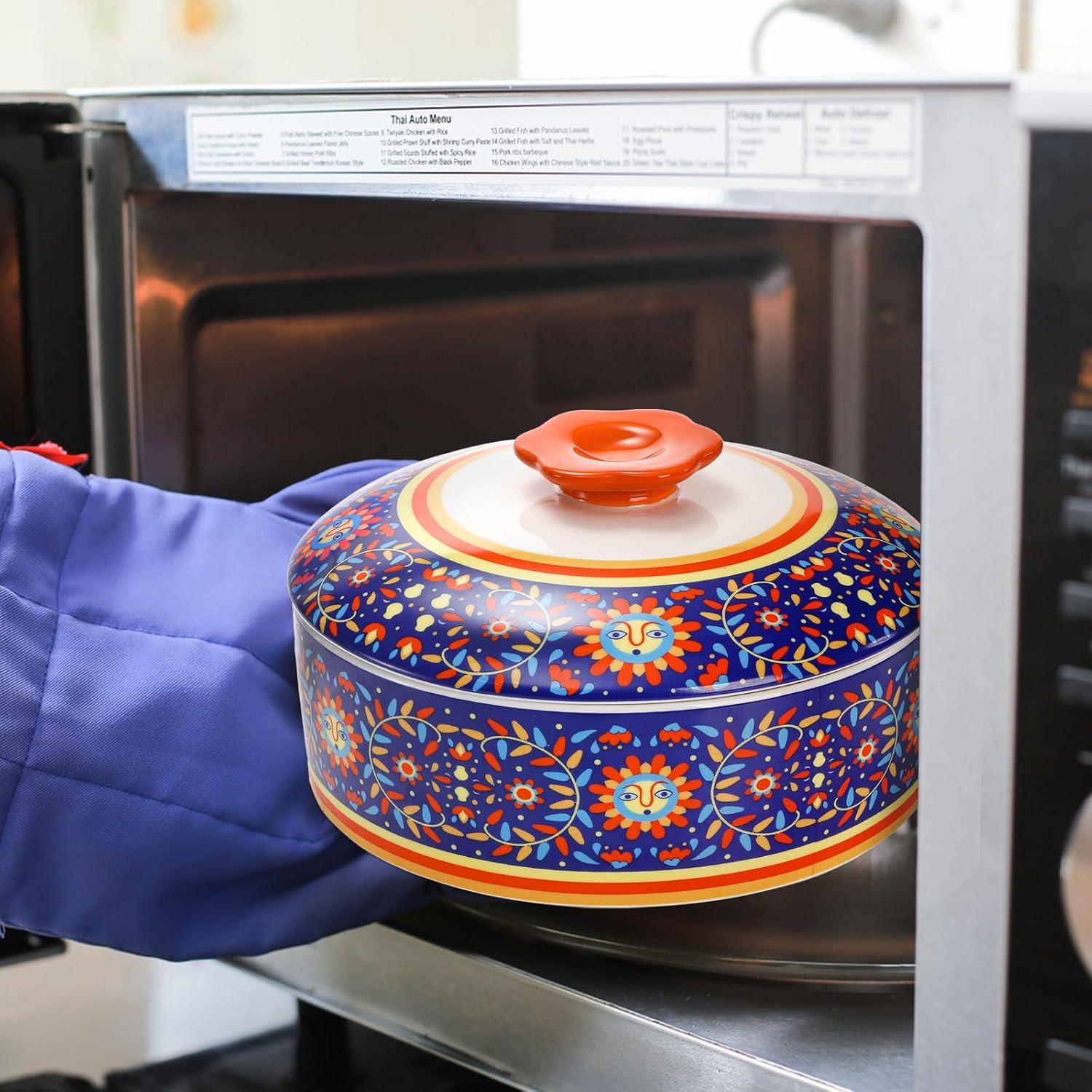 Calentador de Tortillas Cerámica WRINGKIT 28.1 cm Apto Microondas