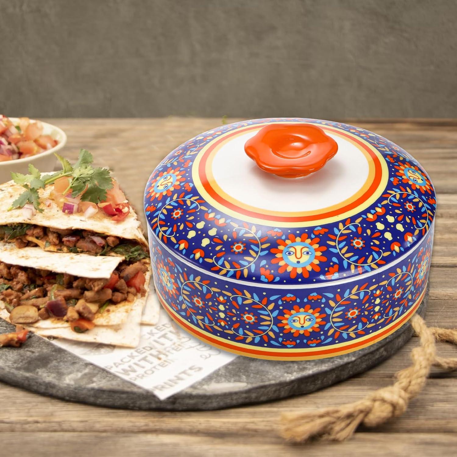 Calentador de Tortillas Cerámica WRINGKIT 28.1 cm Apto Microondas