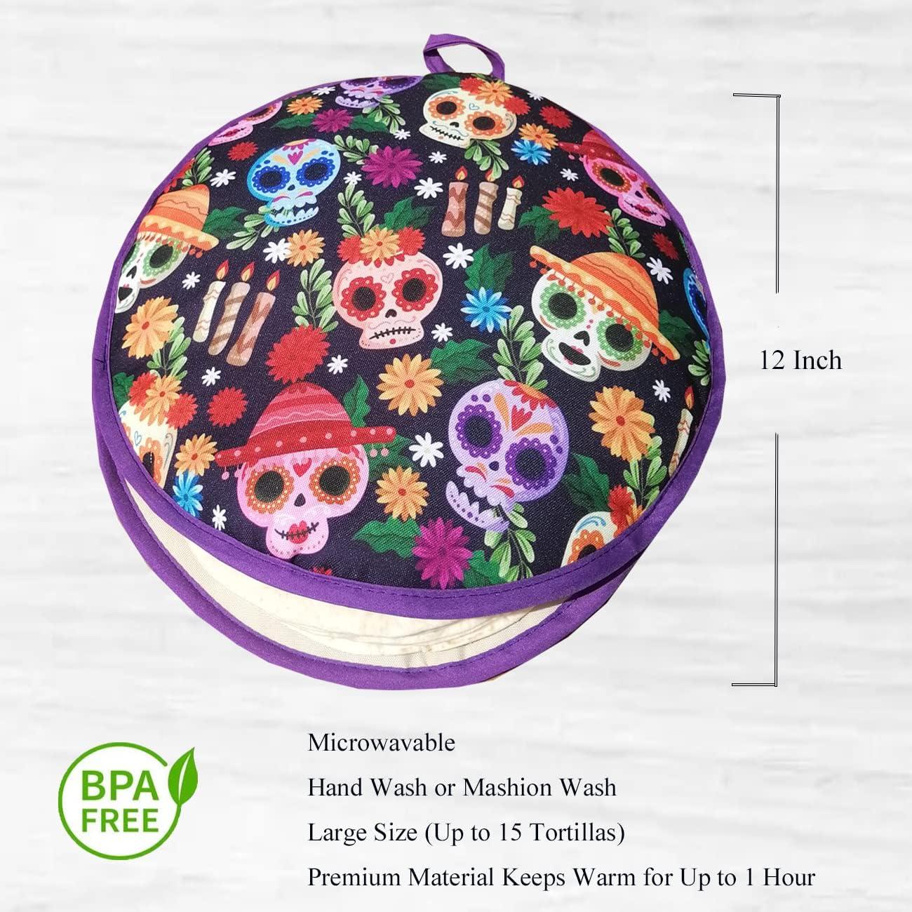 Bolsa Calentadora de Tortillas QWQUOO 30.5 cm Aislada Microondas
