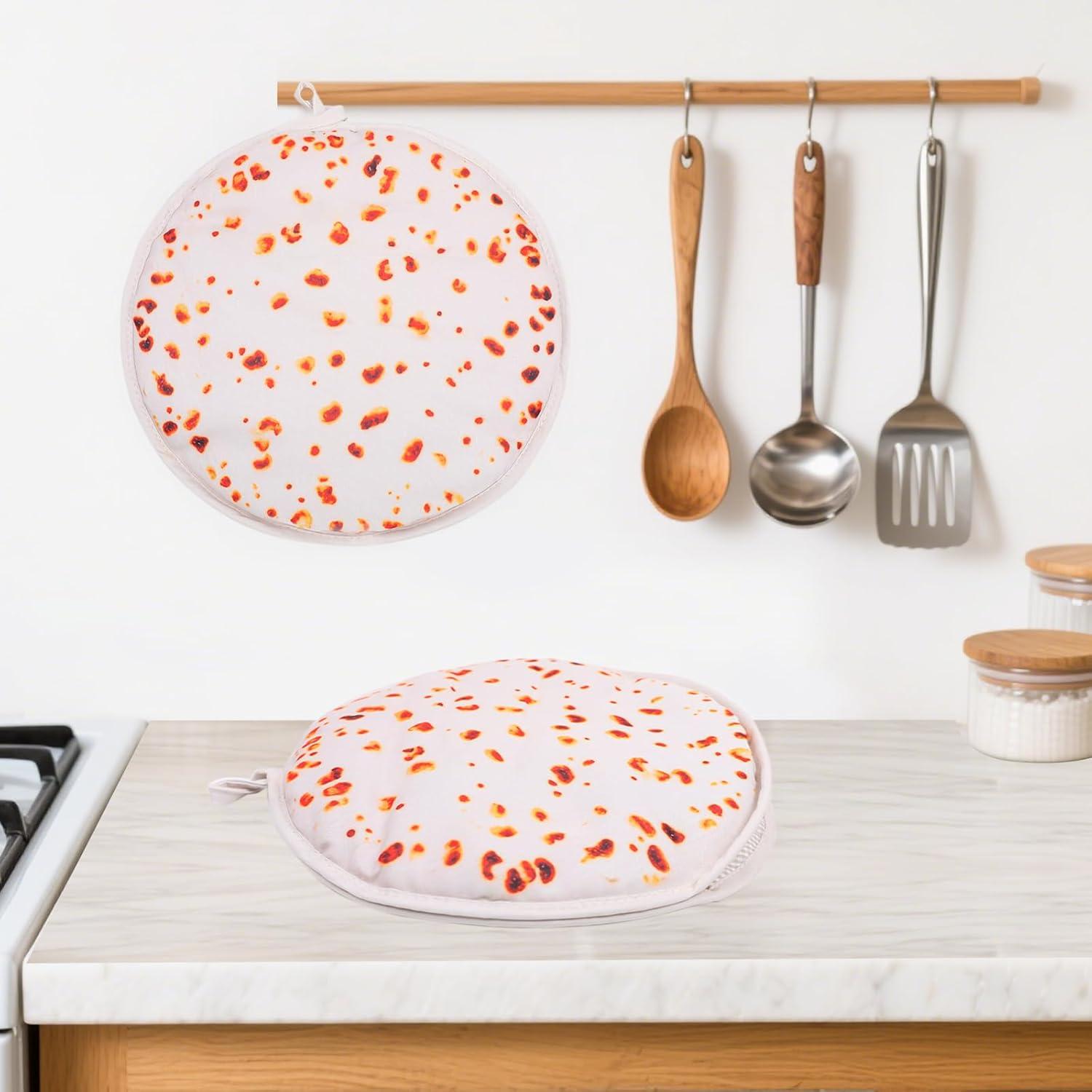 Funda Calentadora de Tortillas 30 cm FFPDYBEST Beige 2 Piezas