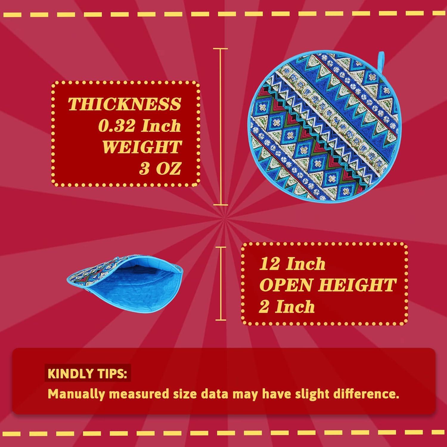 Bolsa Calentadora de Tortillas MHTTEC 30 cm Azul2 Microondas