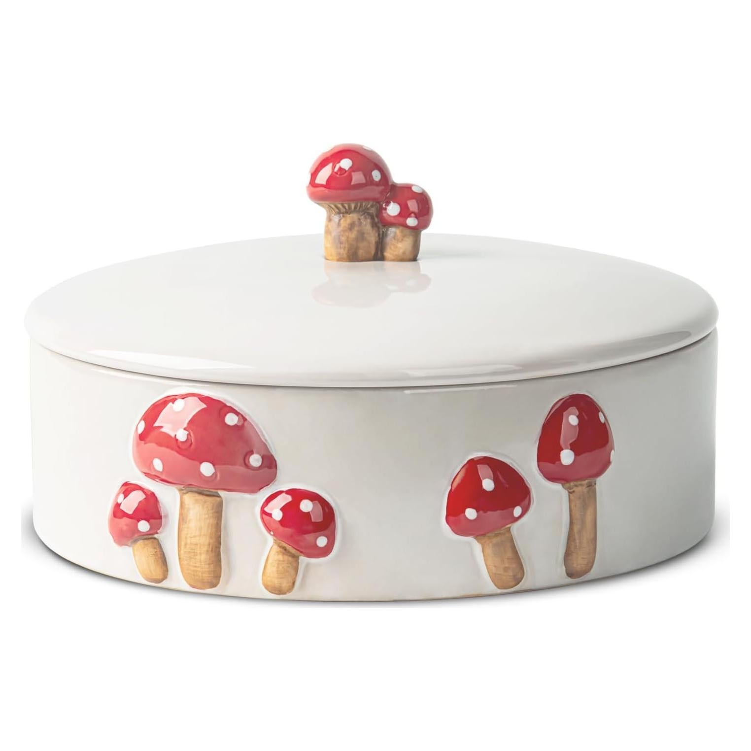 Calentador de Tortillas DGU Cerámica Hongo 20.32 cm Blanco