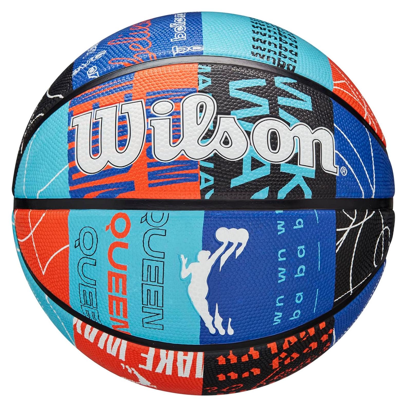 Balón de Baloncesto Wilson WNBA Heir - Tamaño 6 - Azul/Naranja