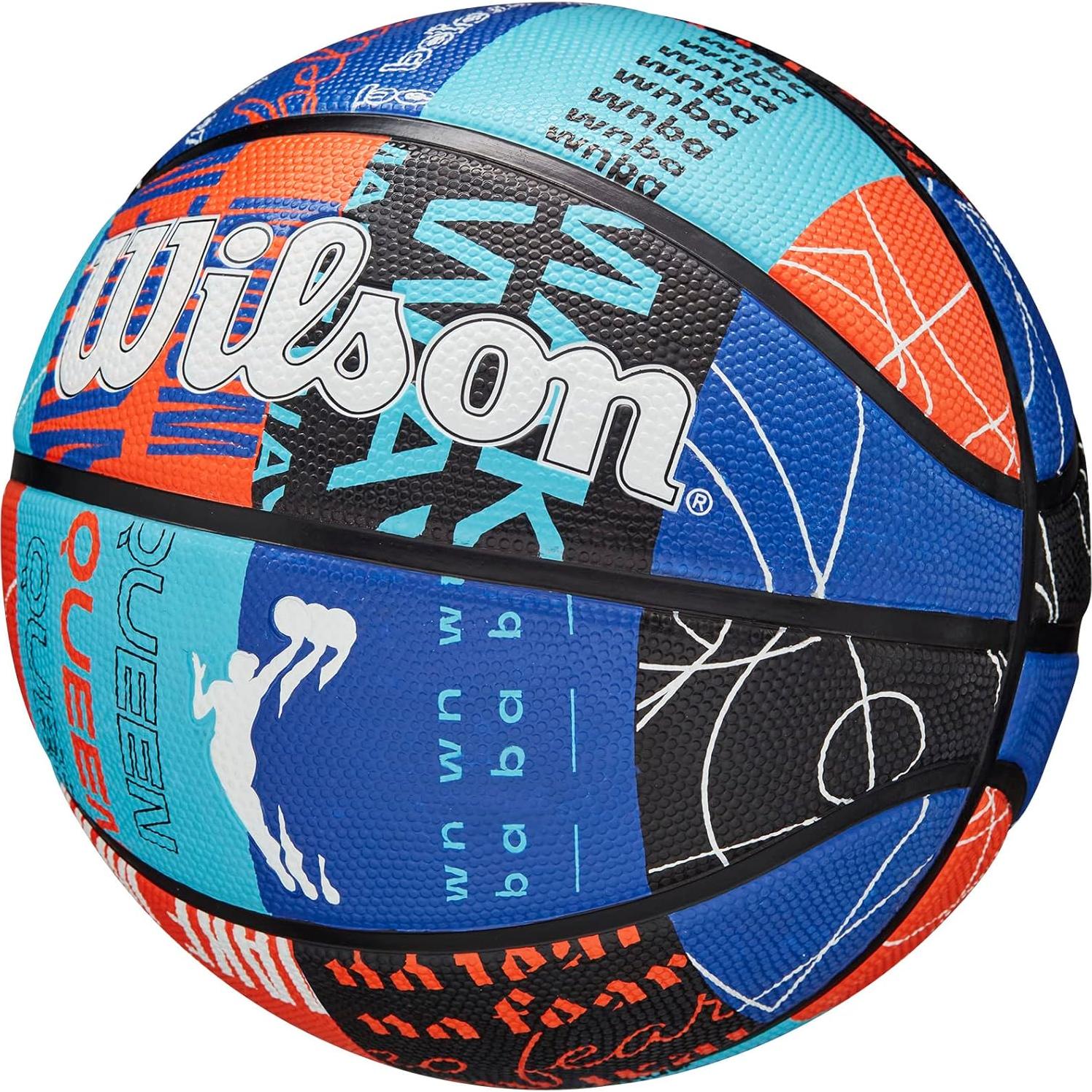 Balón de Baloncesto Wilson WNBA Heir - Tamaño 6 - Azul/Naranja