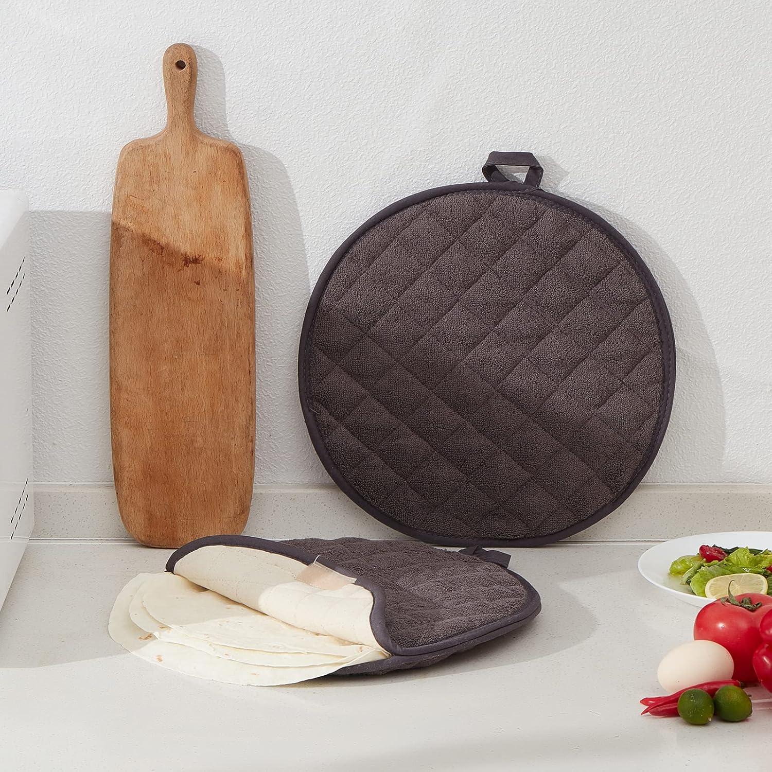 Calentador de Tortillas Lifaith 30.48 cm Paquete de 2 Gris Oscuro